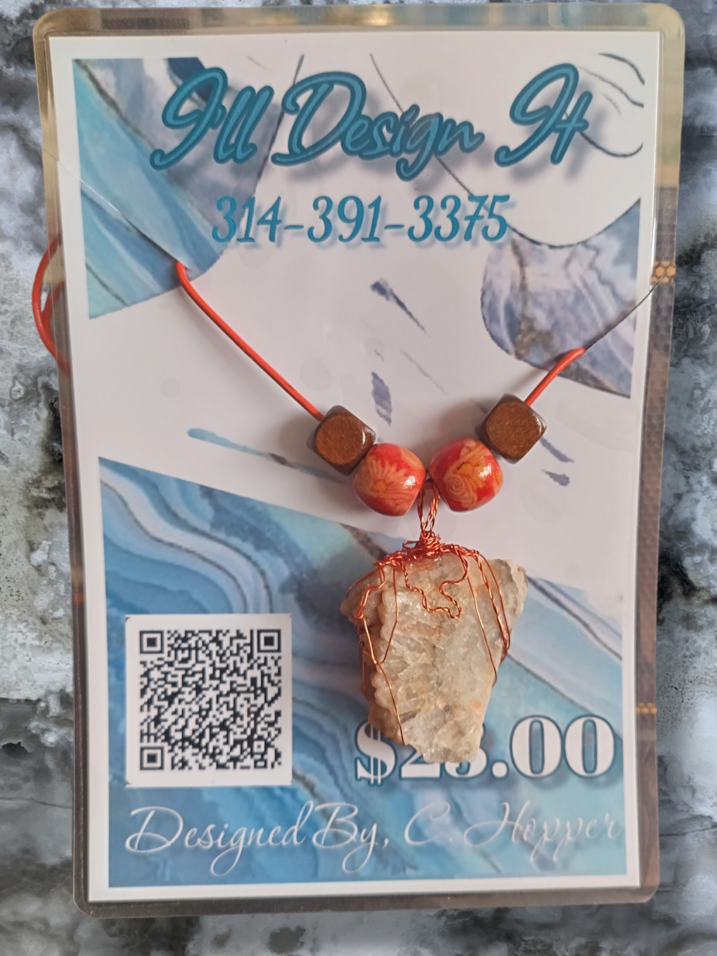 Agate necklace