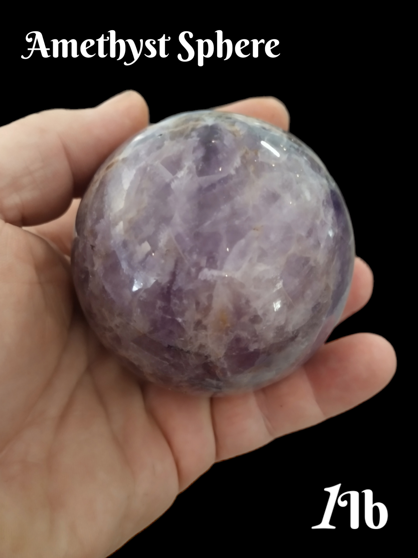 Chevon Amethyst Sphere