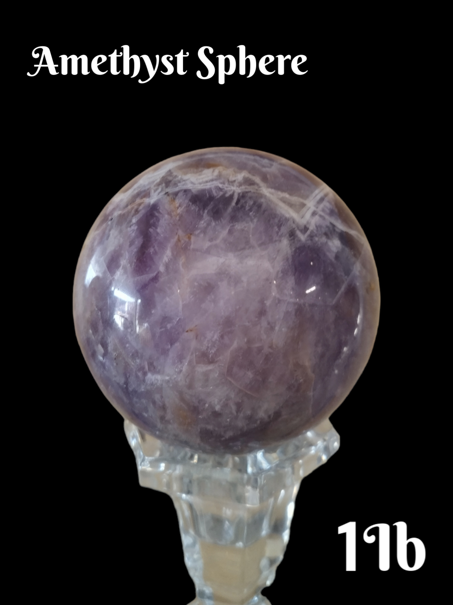 Chevon Amethyst Sphere