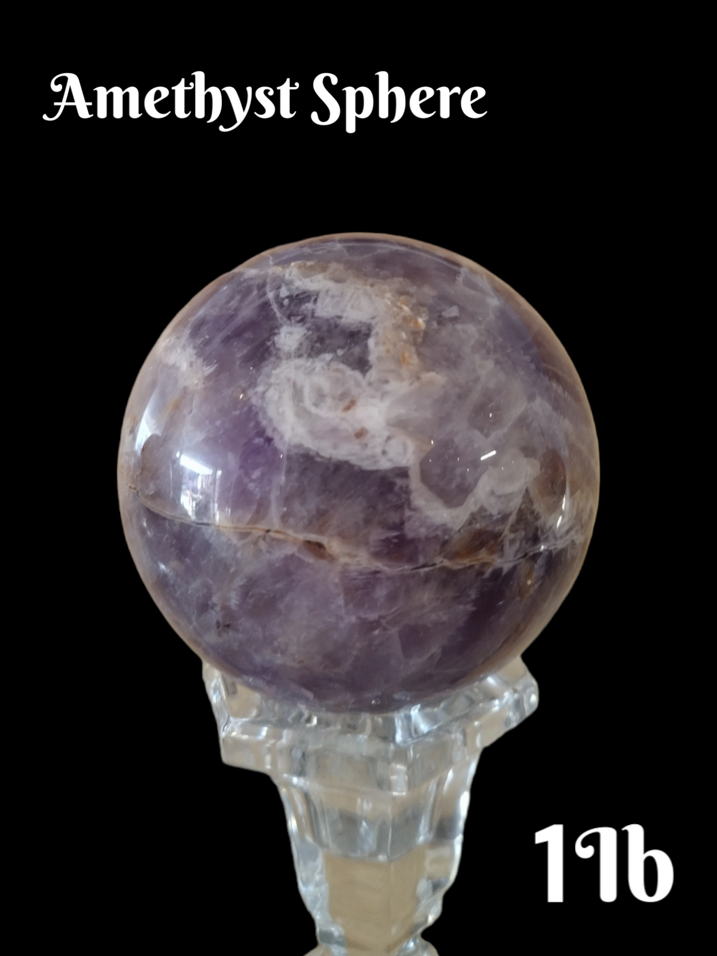 Chevon Amethyst Sphere