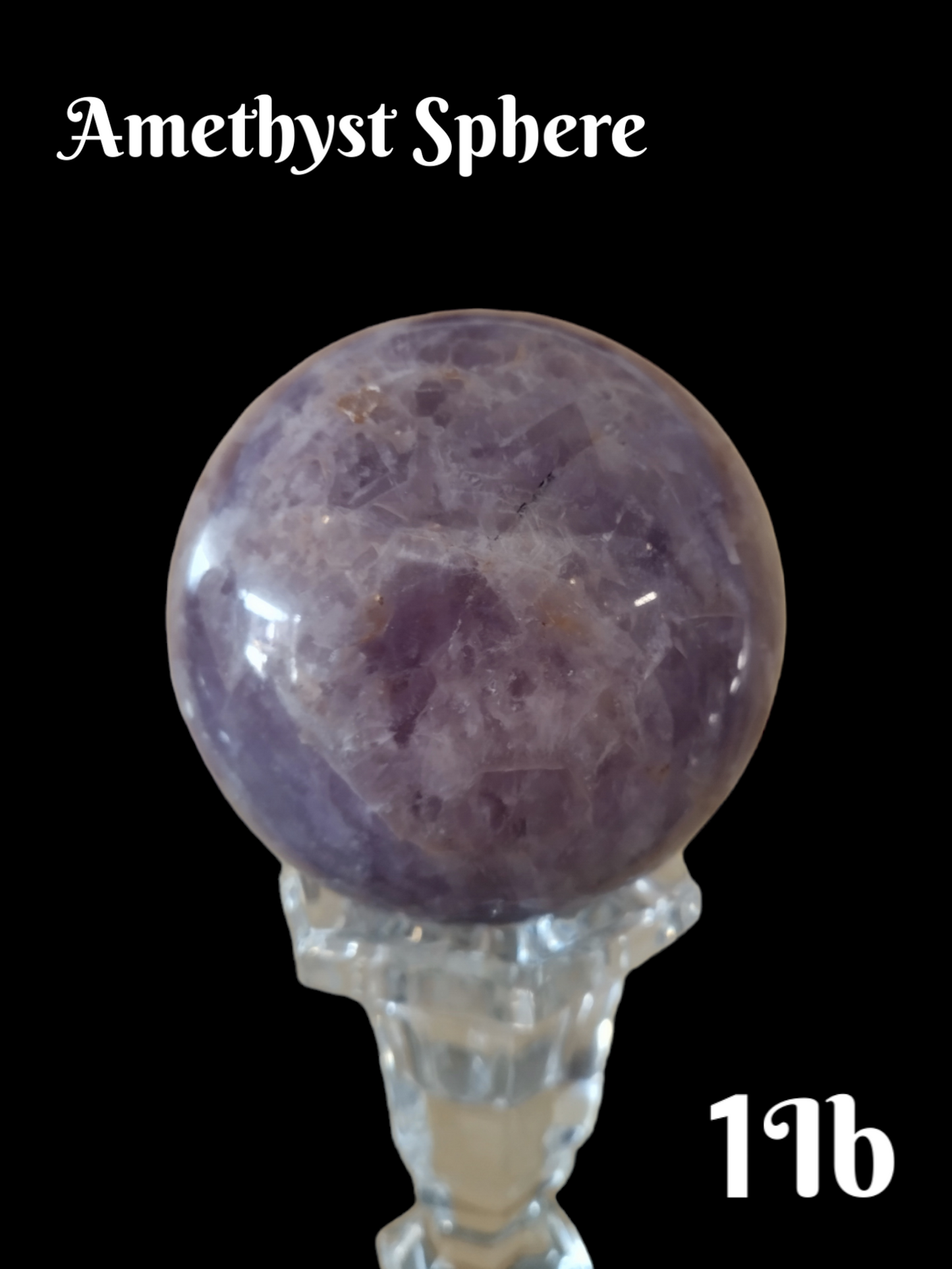 Chevon Amethyst Sphere