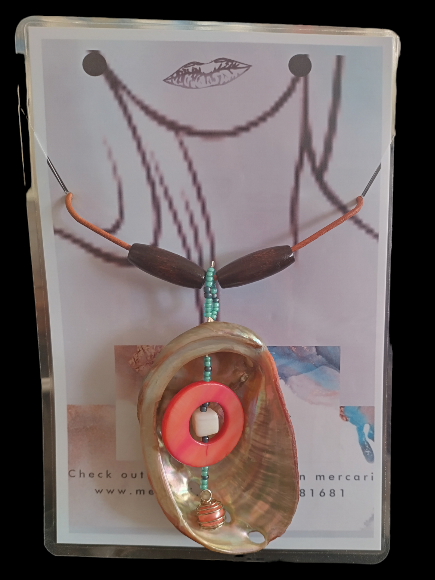 Abalone pearl necklace