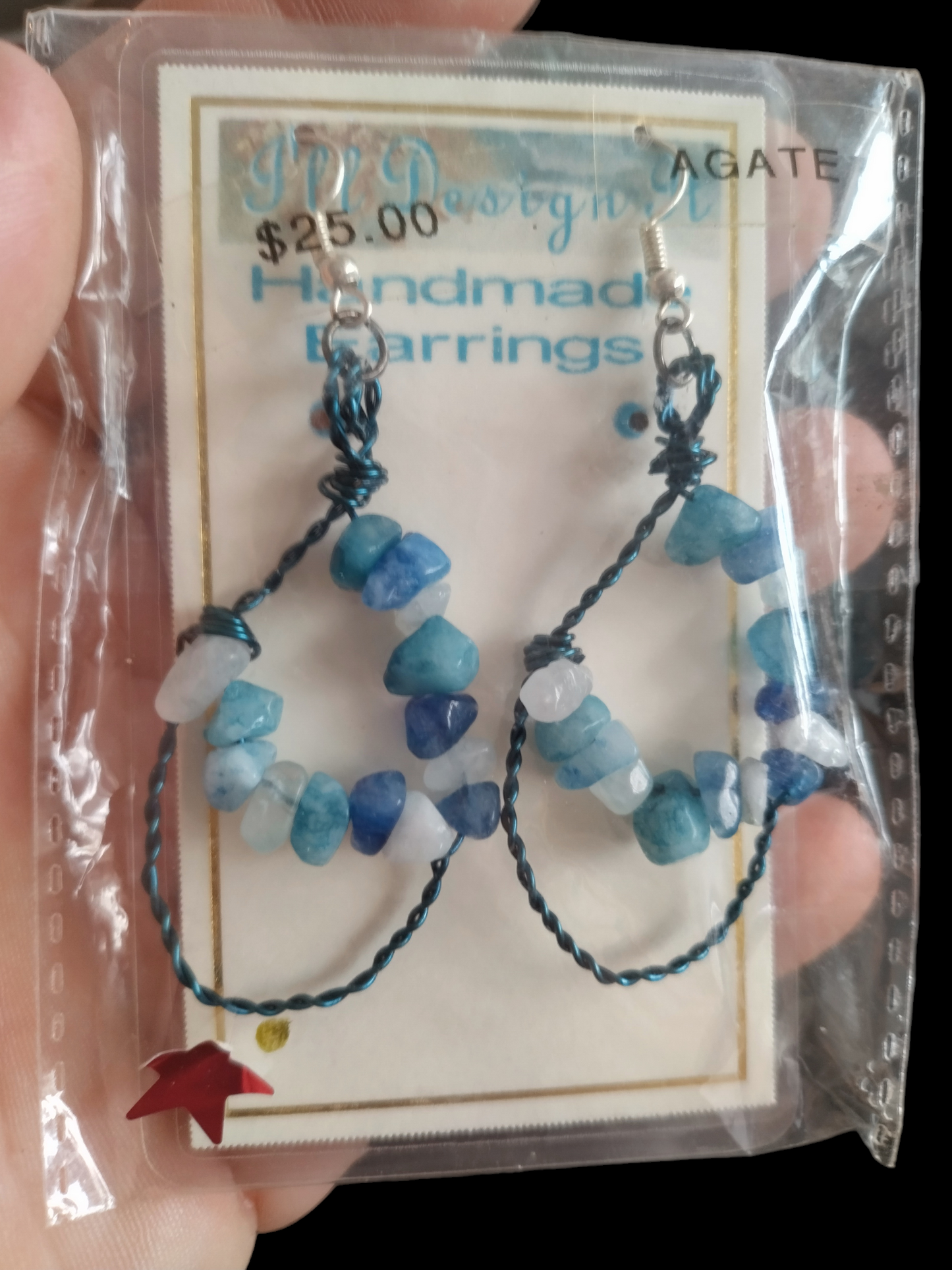 Agate earrings