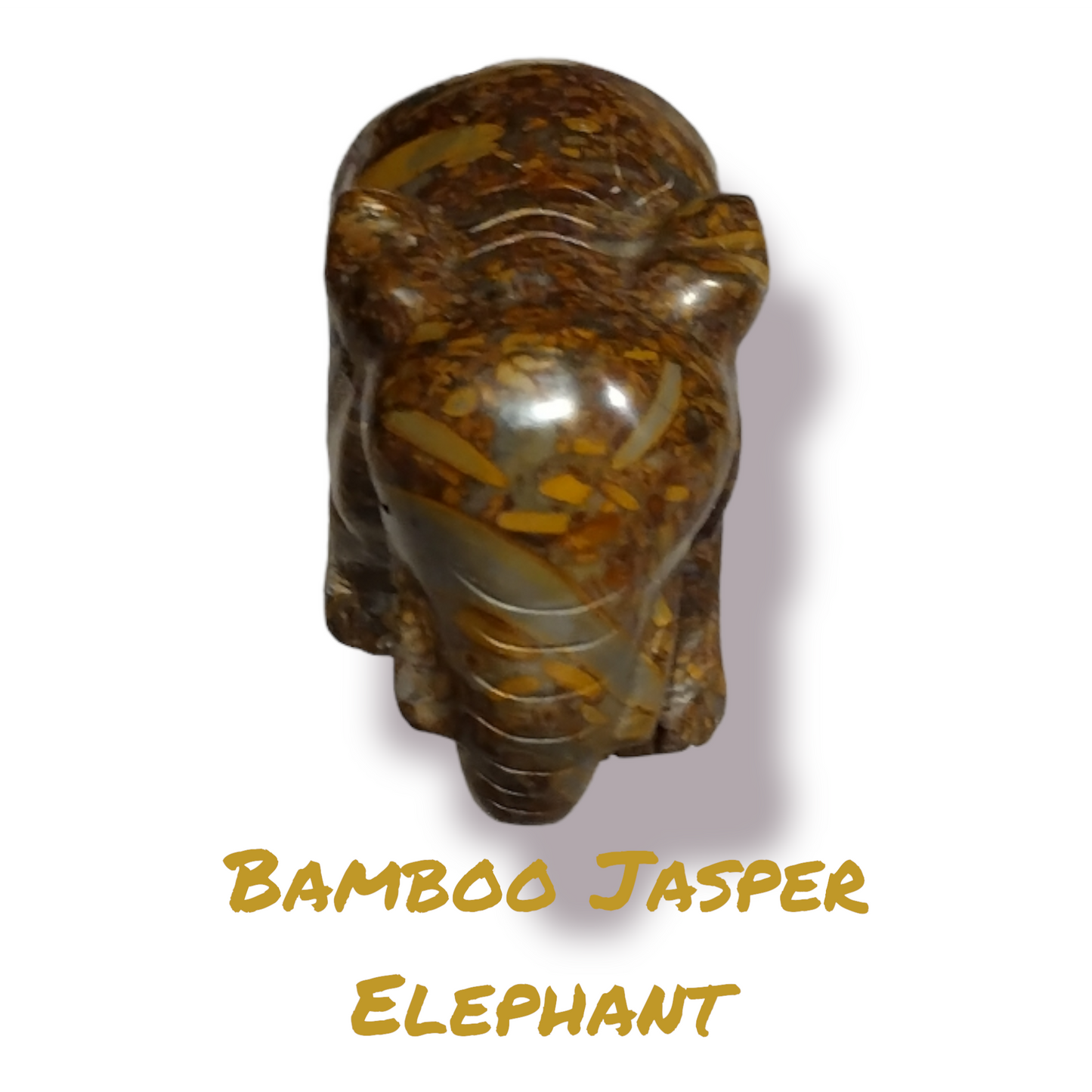 Bamboo Jasper Elephant