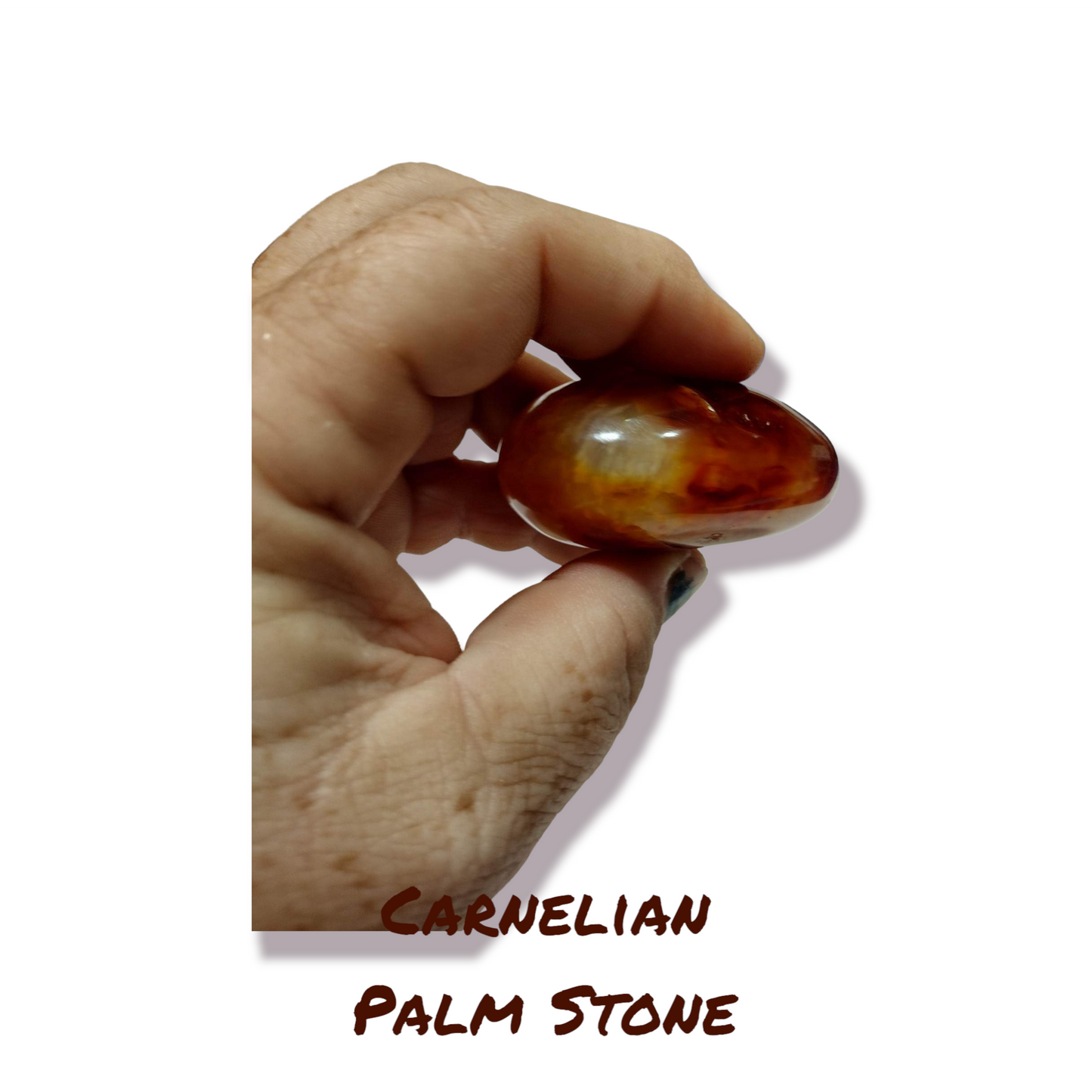 Carnelian Palm Stone