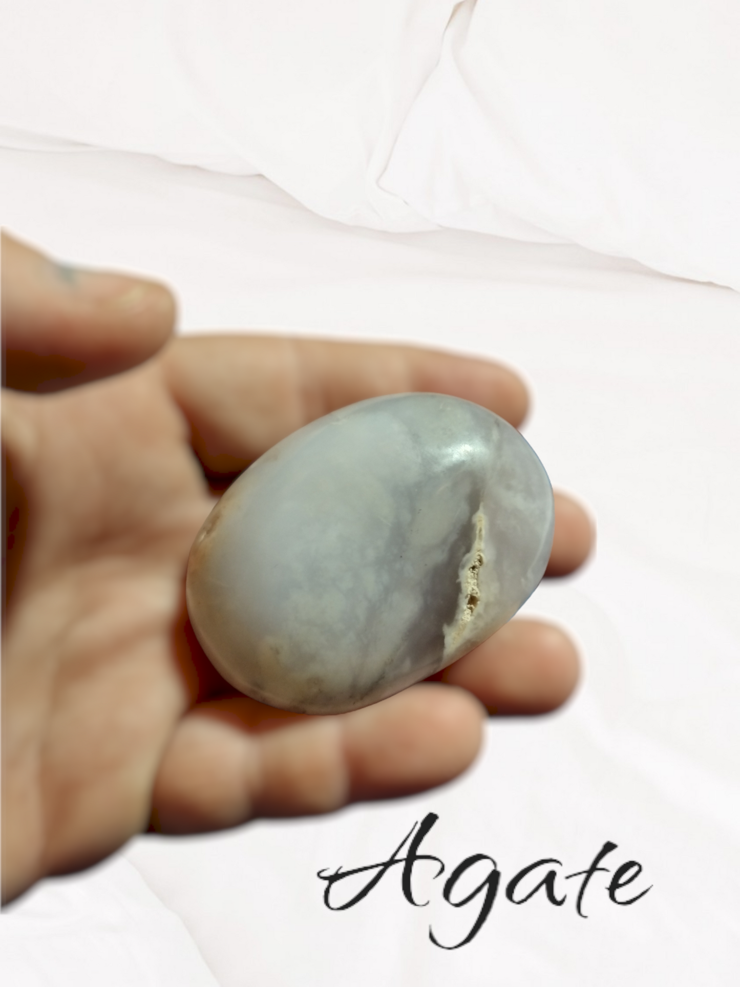 Agate palm stone