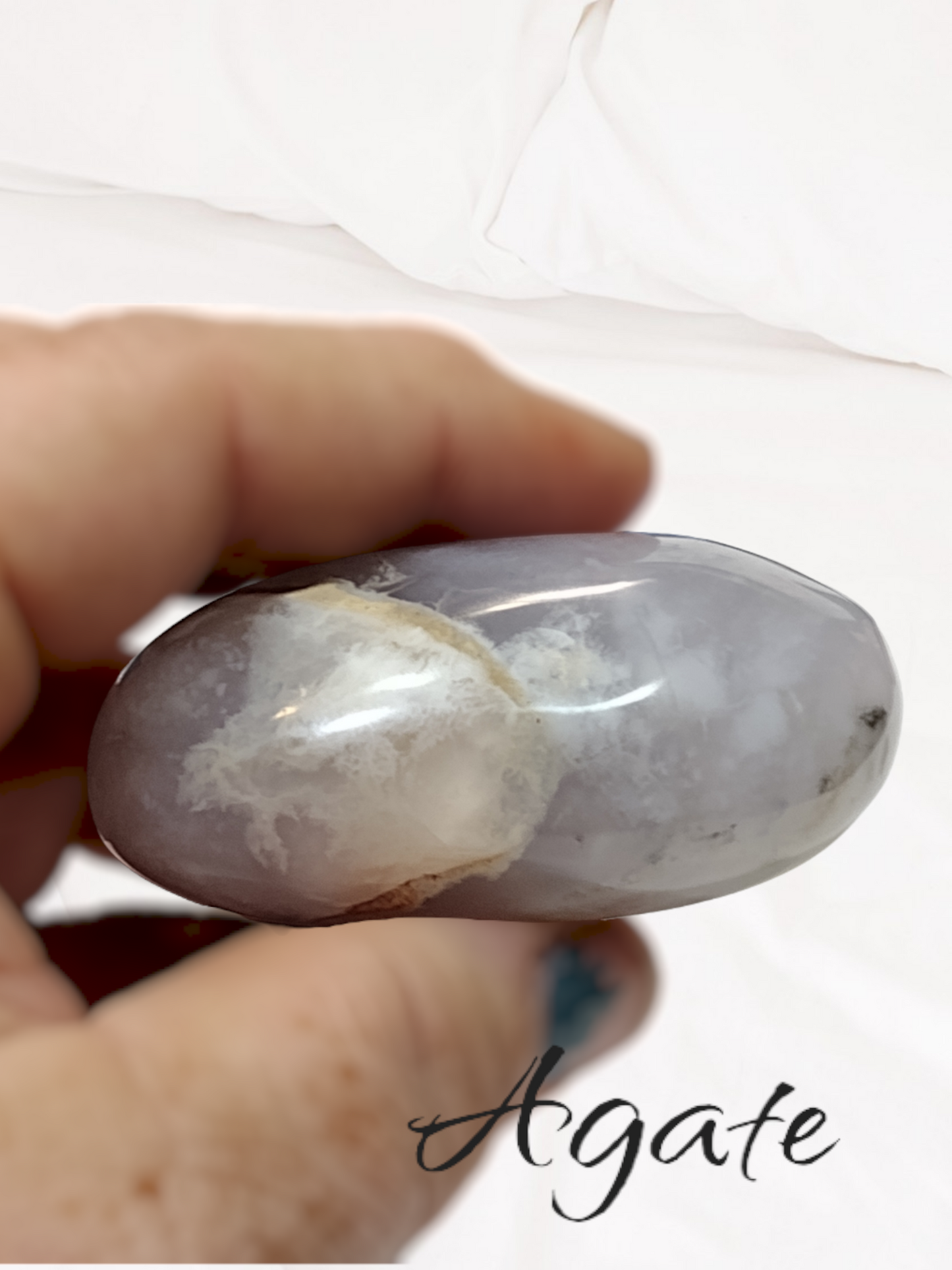Agate palm stone