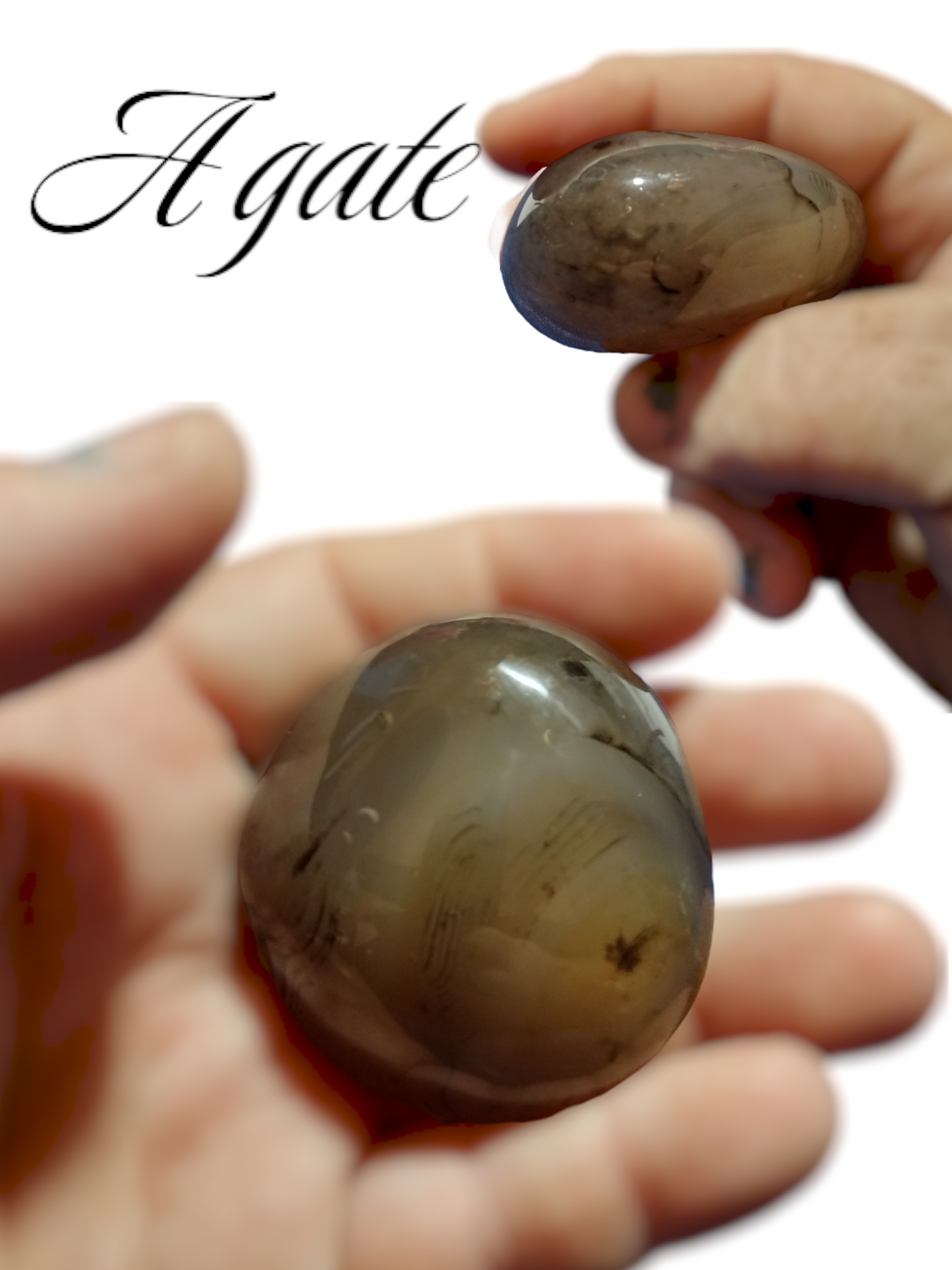Agate palm stone