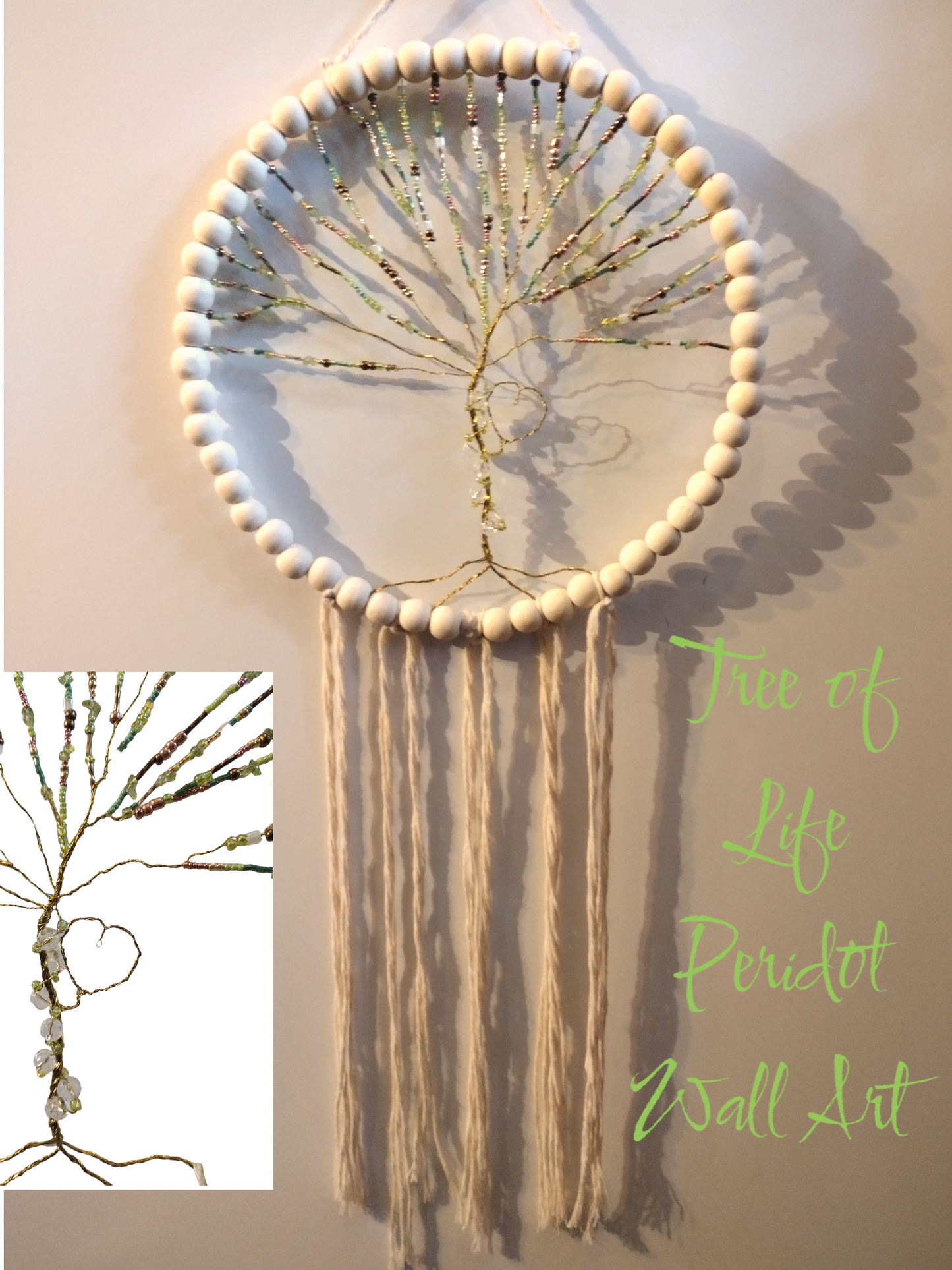Tree of Life peridot Wall art.