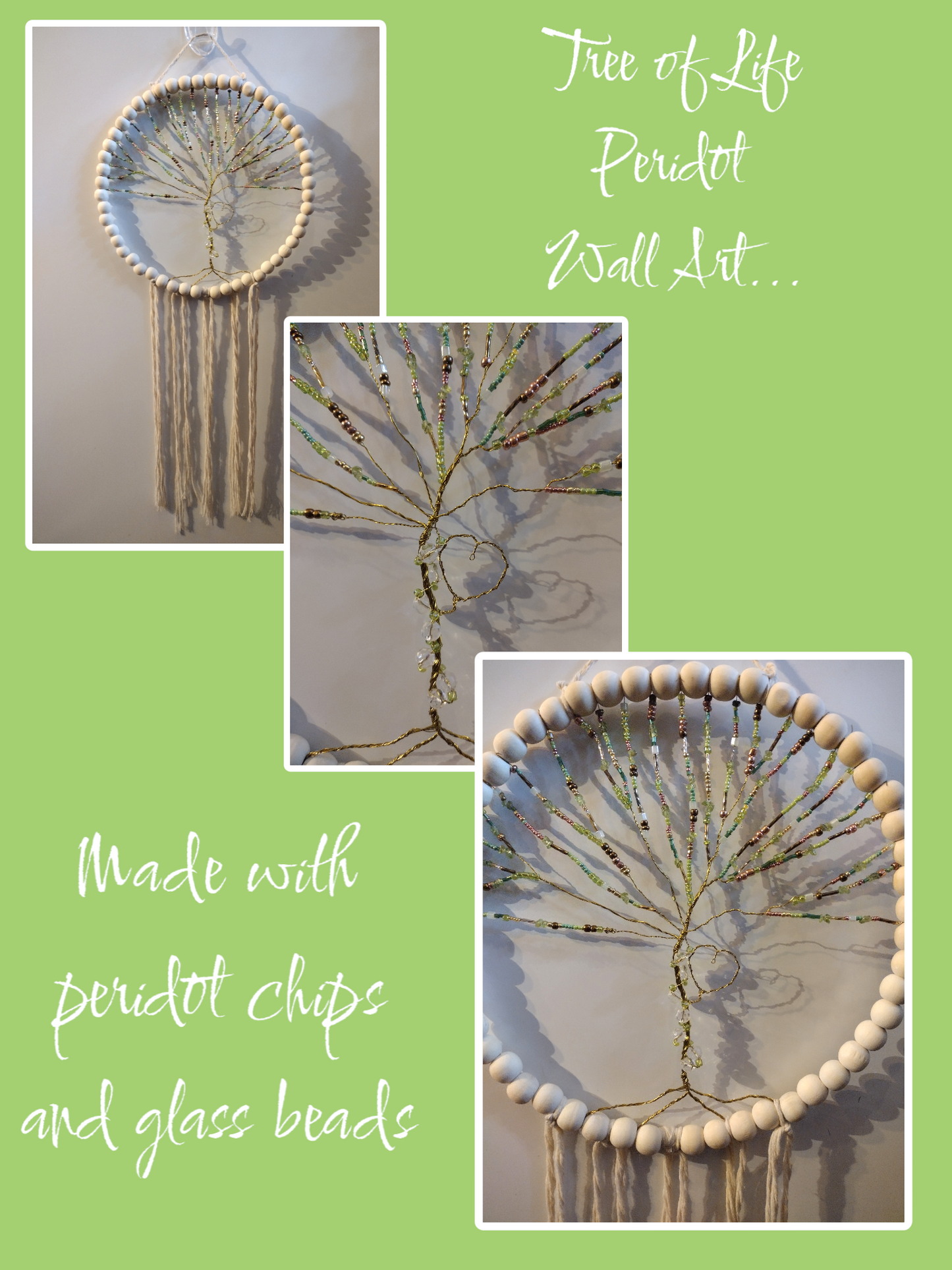 Tree of Life peridot Wall art.