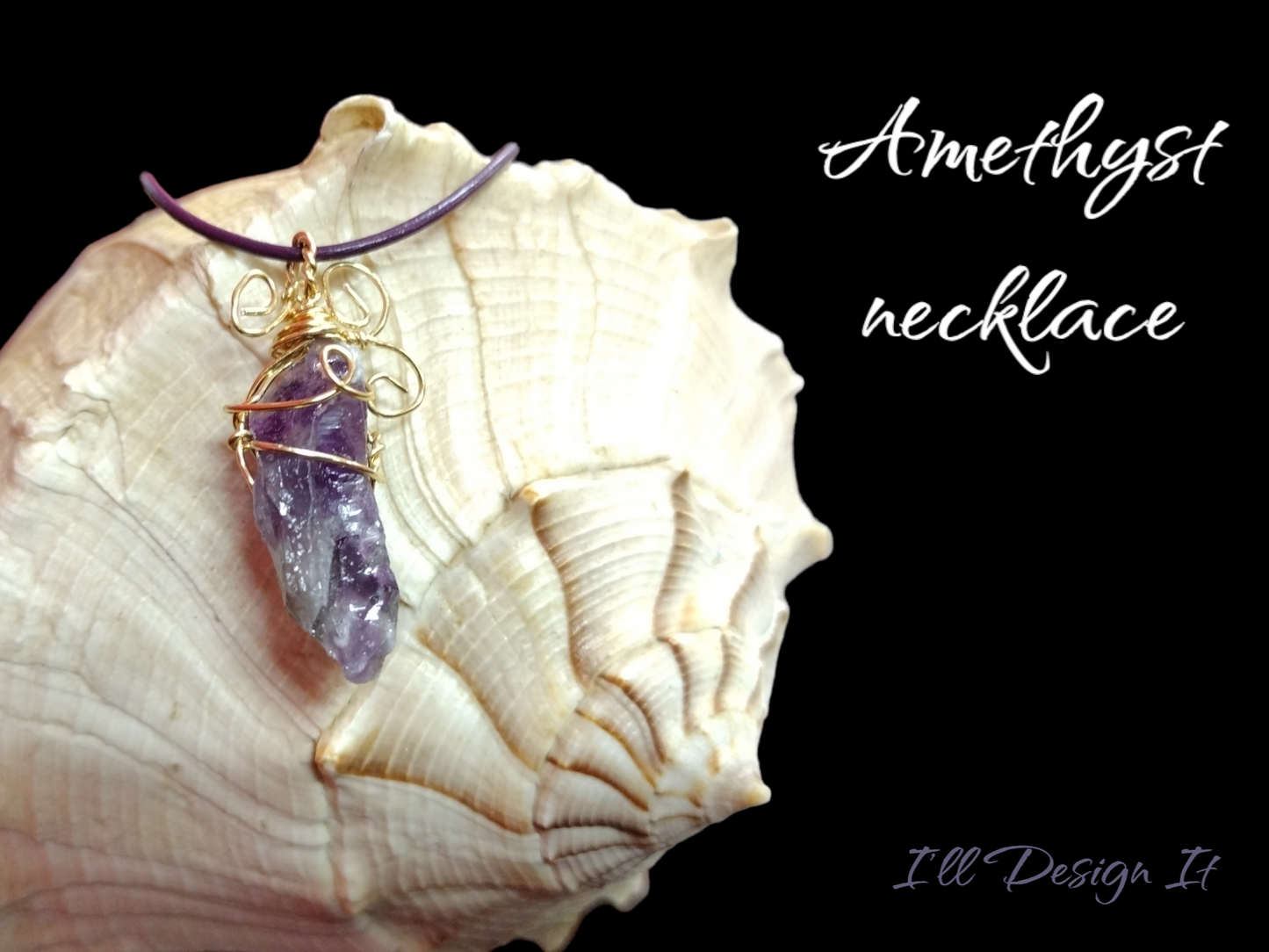 Amethyst Point necklace