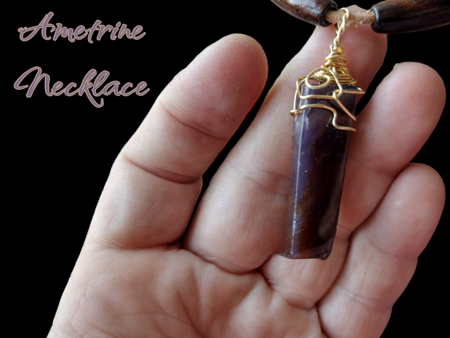 Ametrine necklace