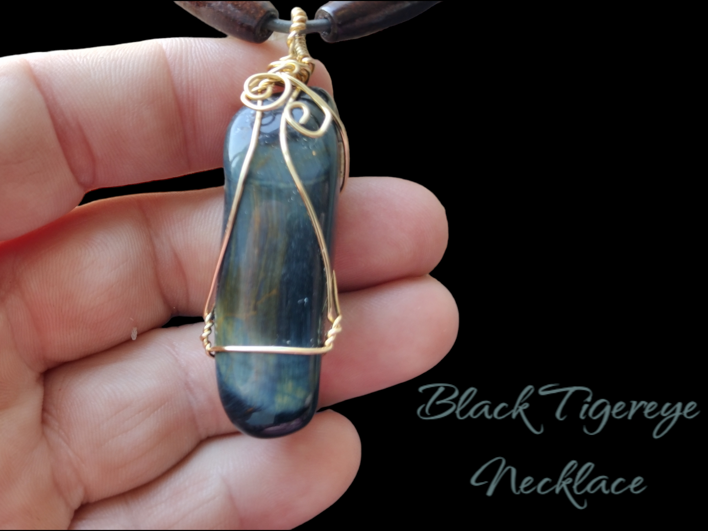 Black Tigereye necklace