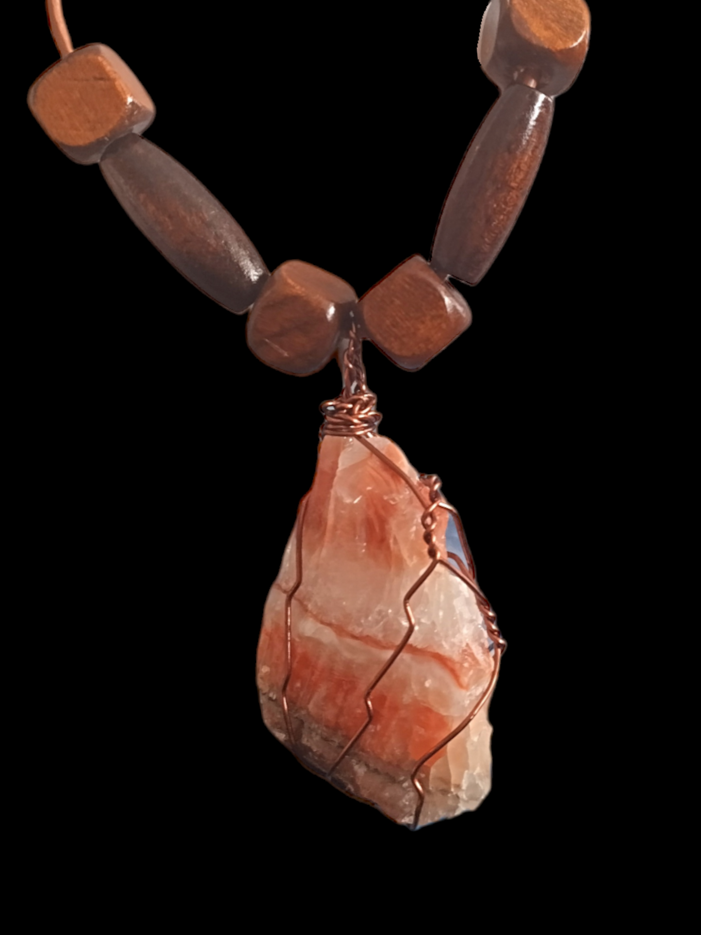 Tro color calcite Necklace