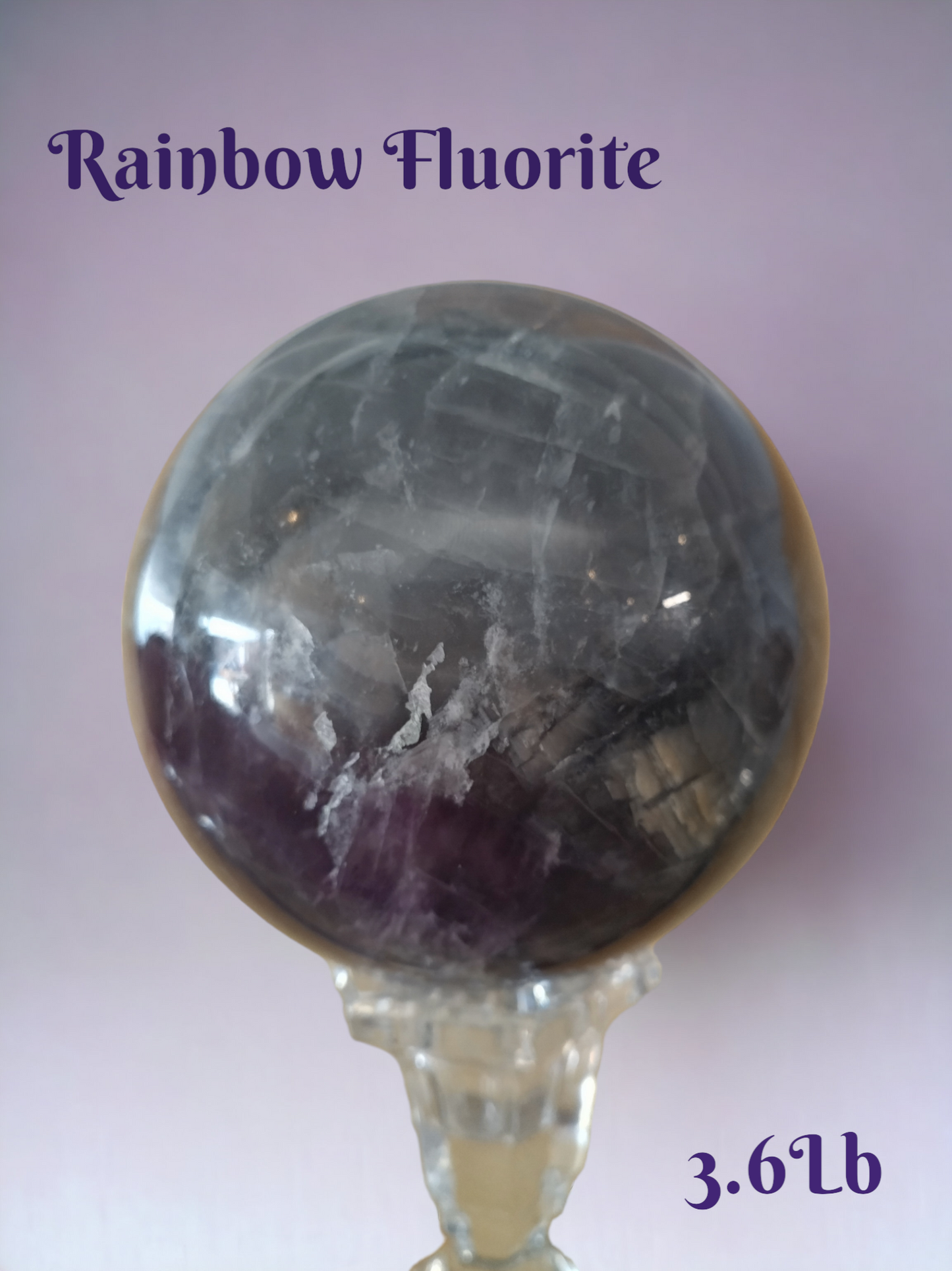 Rainbow Fluorite Sphere