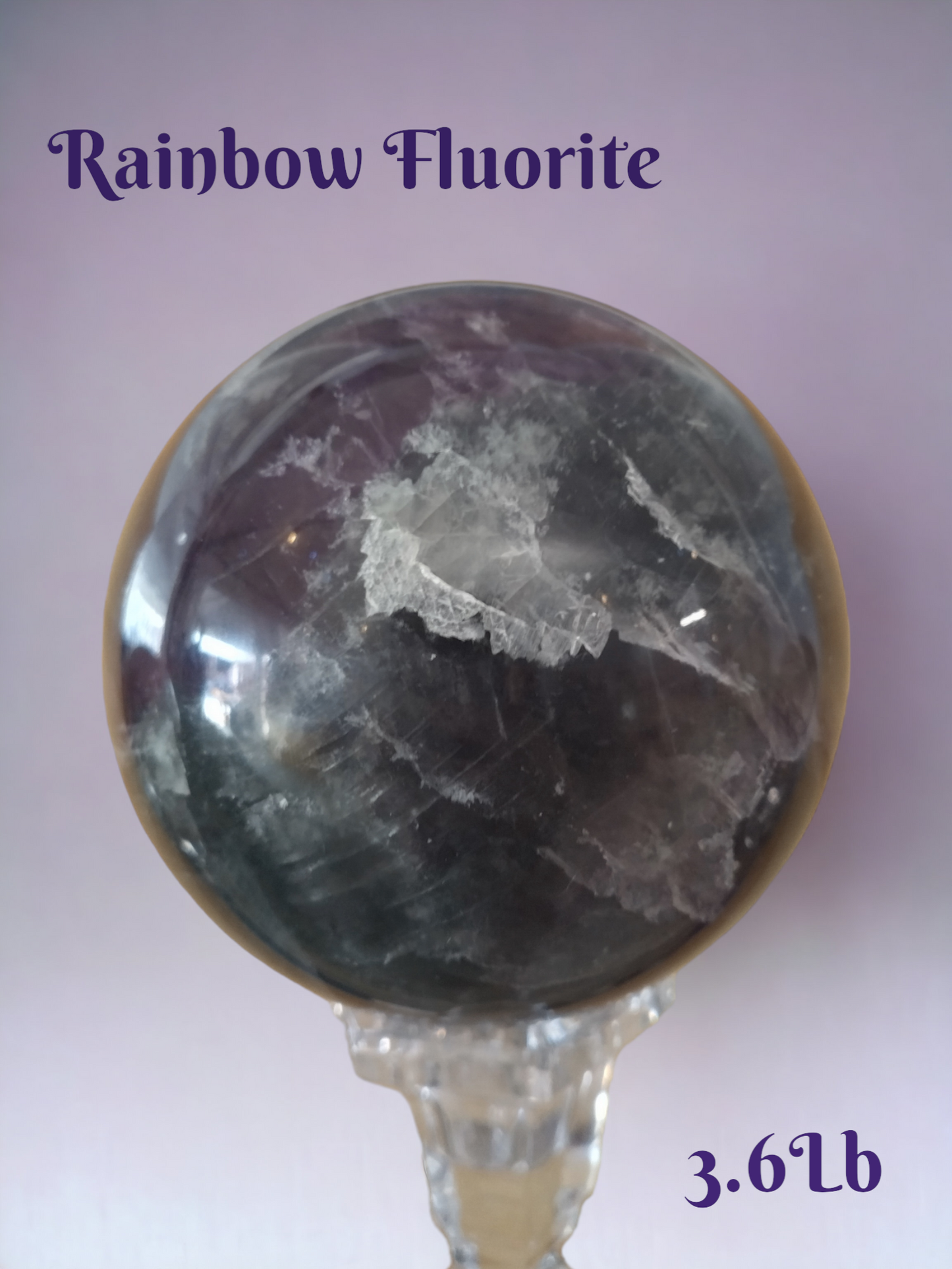 Rainbow Fluorite Sphere