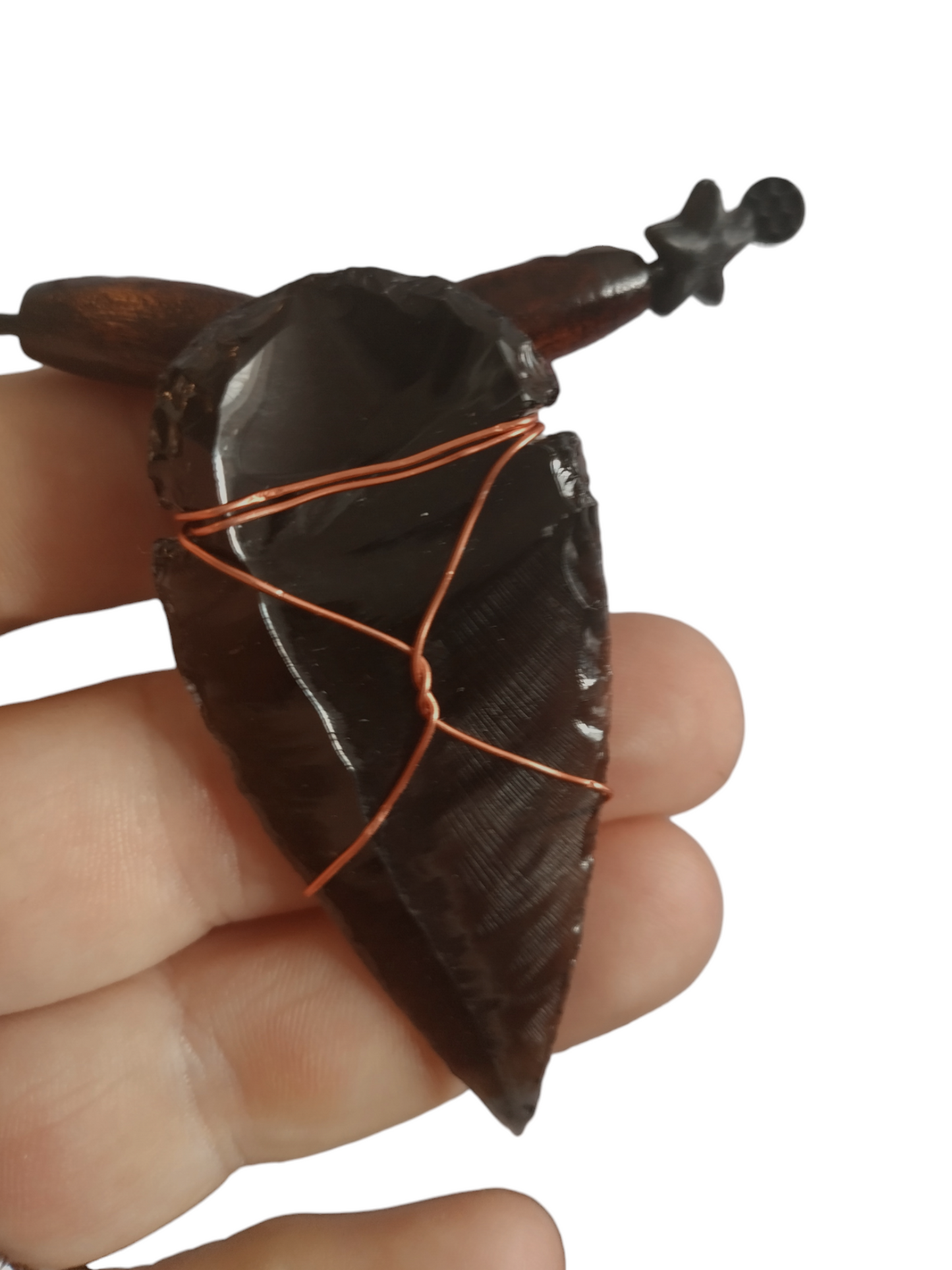 Obsidian Arrowhead necklace