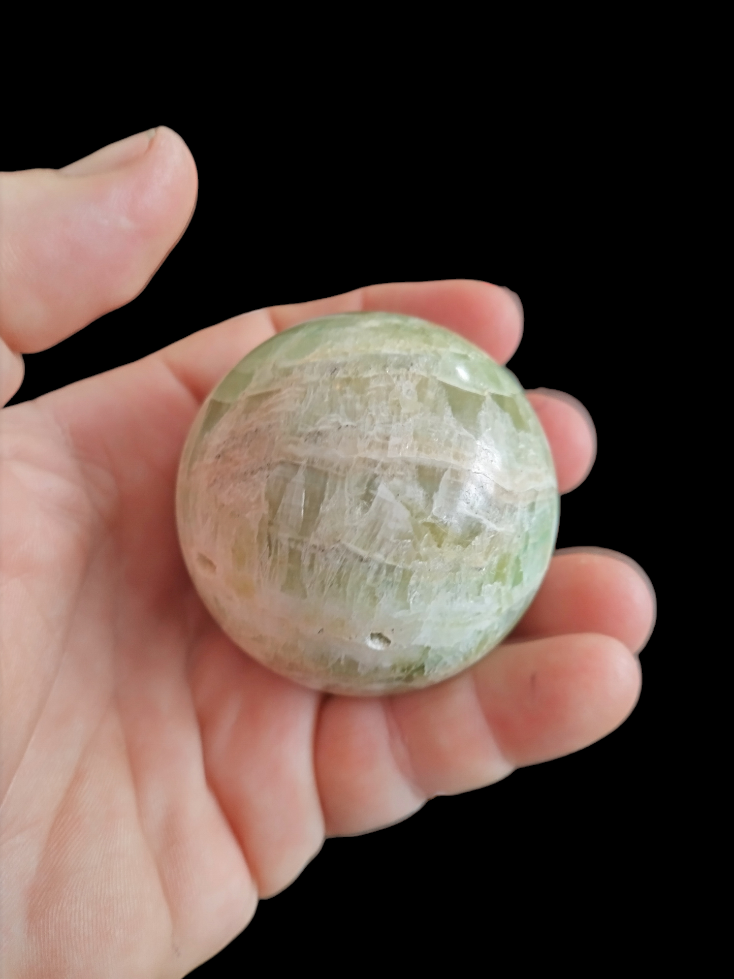 Green Flourite sphere .6lb