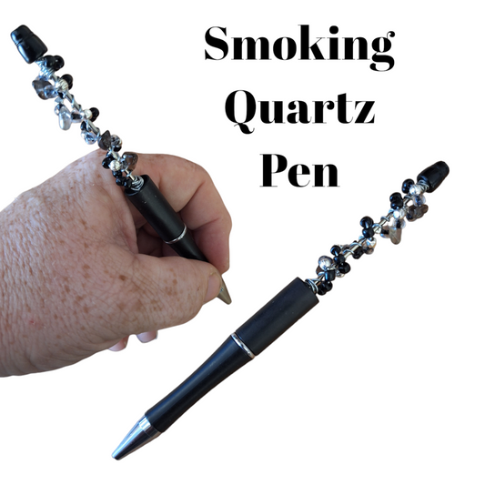 Smoking Quartz handmade pen