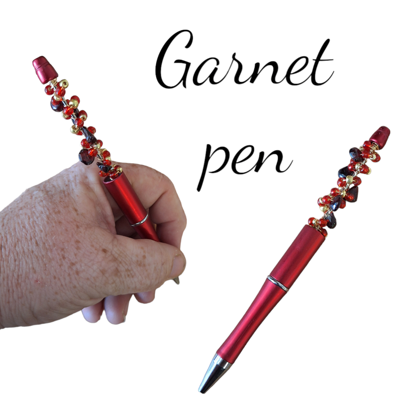 Garnet handmade pen