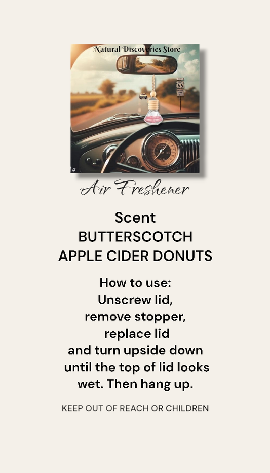 Butterscotch Apple Cider Donut Air Freshener Diffuser for your car or home.