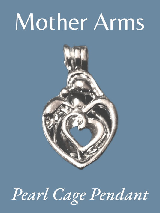 Mothers arms Pearl cage pendant *MEGA PRIZE*