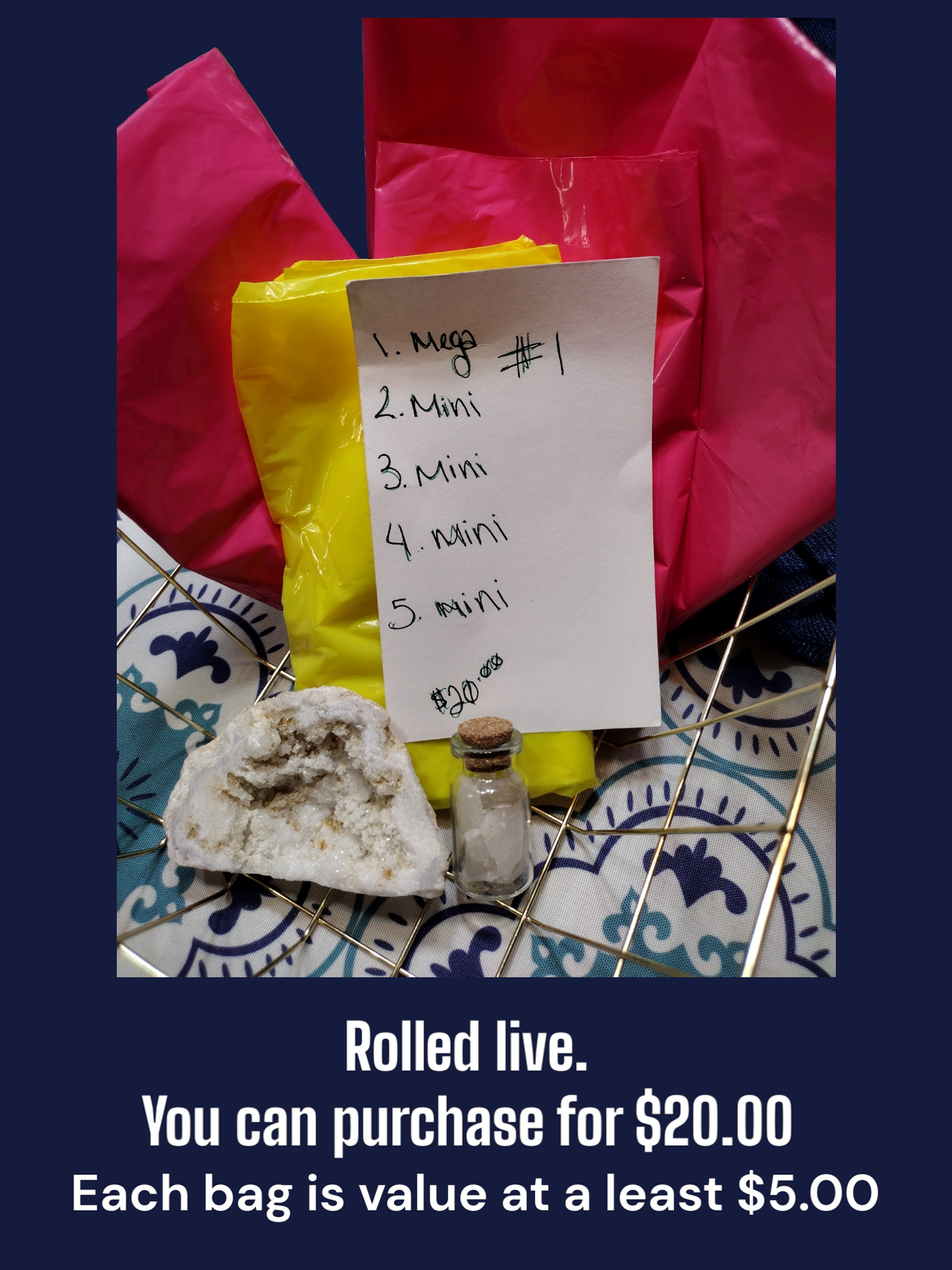 Rolled live package 5 rolls #1