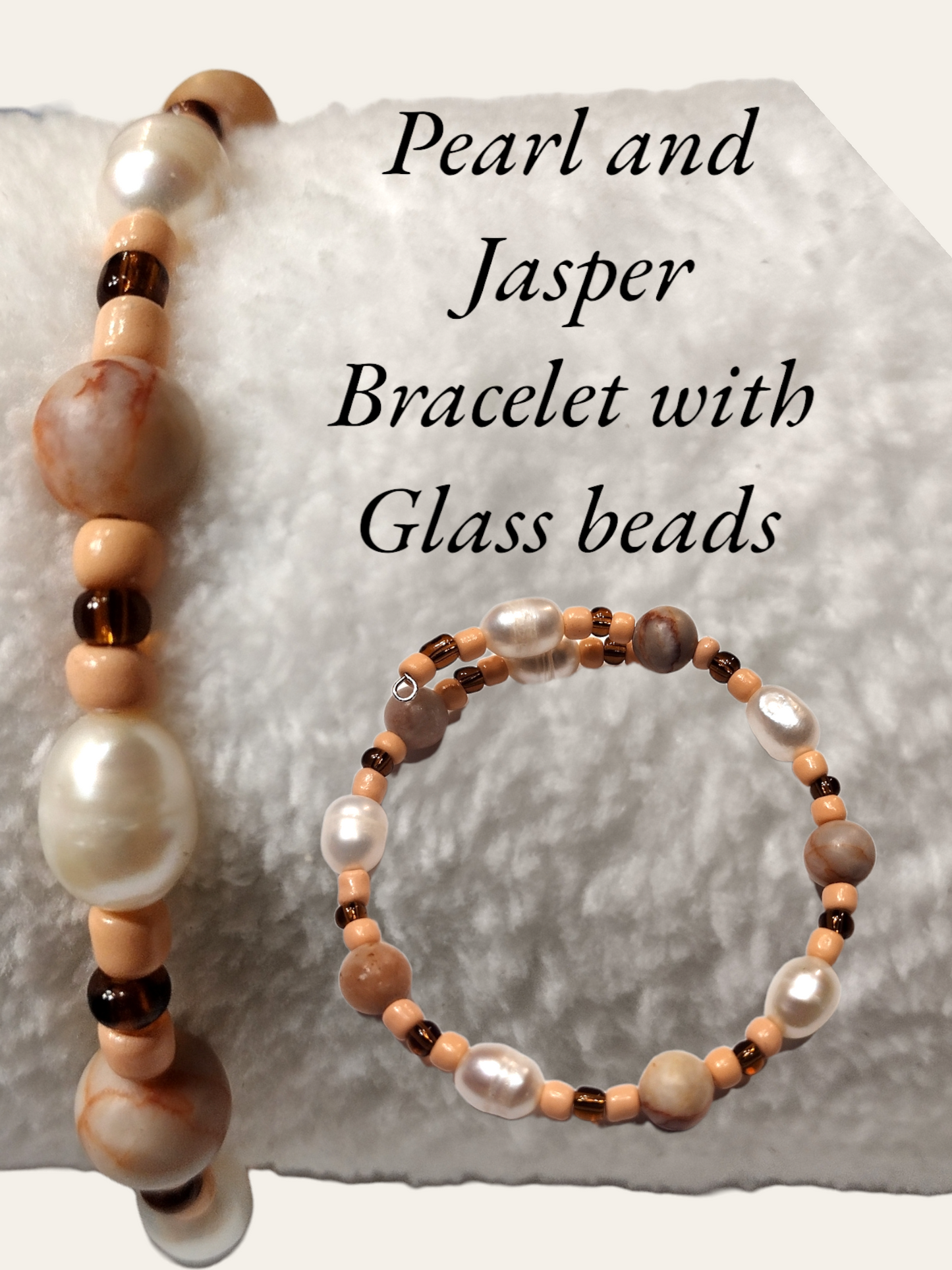 Pearl and Jasper bracelet