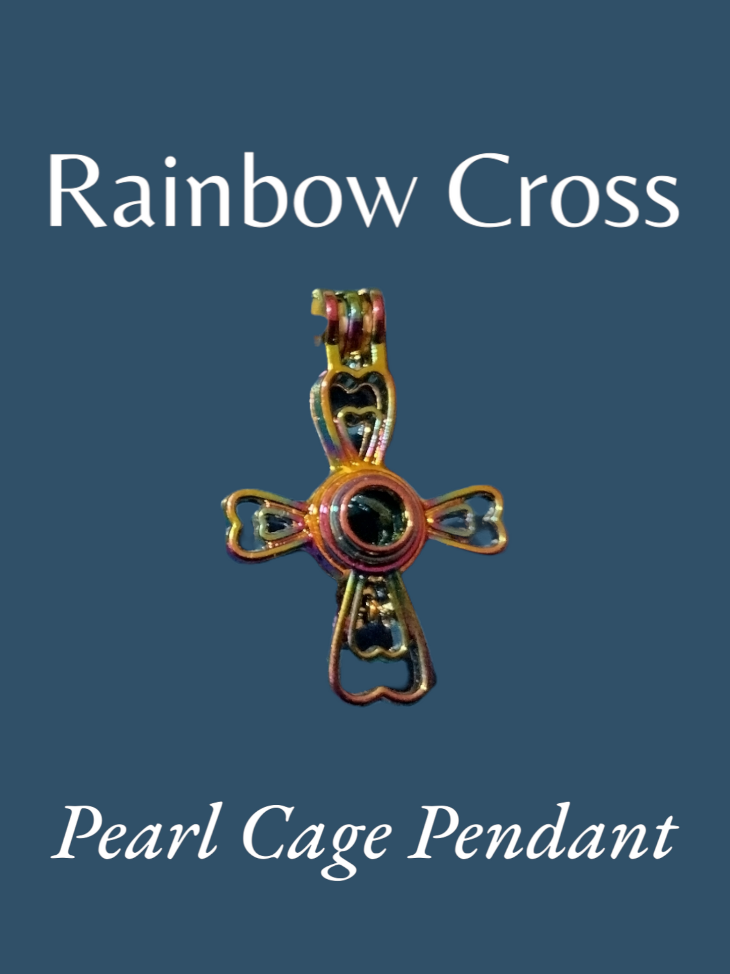 Cross pearls cage pendant *SUPER JACKPOT PRIZE*