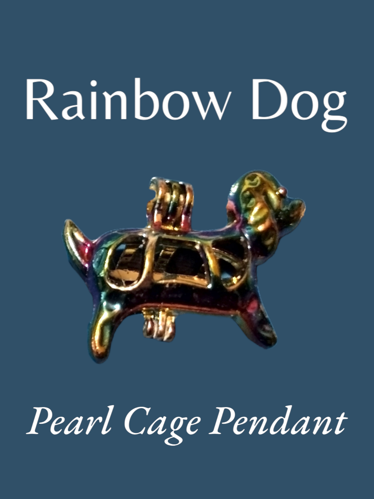 Dog pearl cage pendant *SUPER JACKPOT*