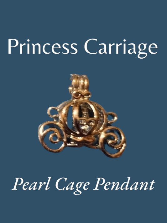 Princess carriage Pearl cage pendant.*JACKPOT PRIZE*