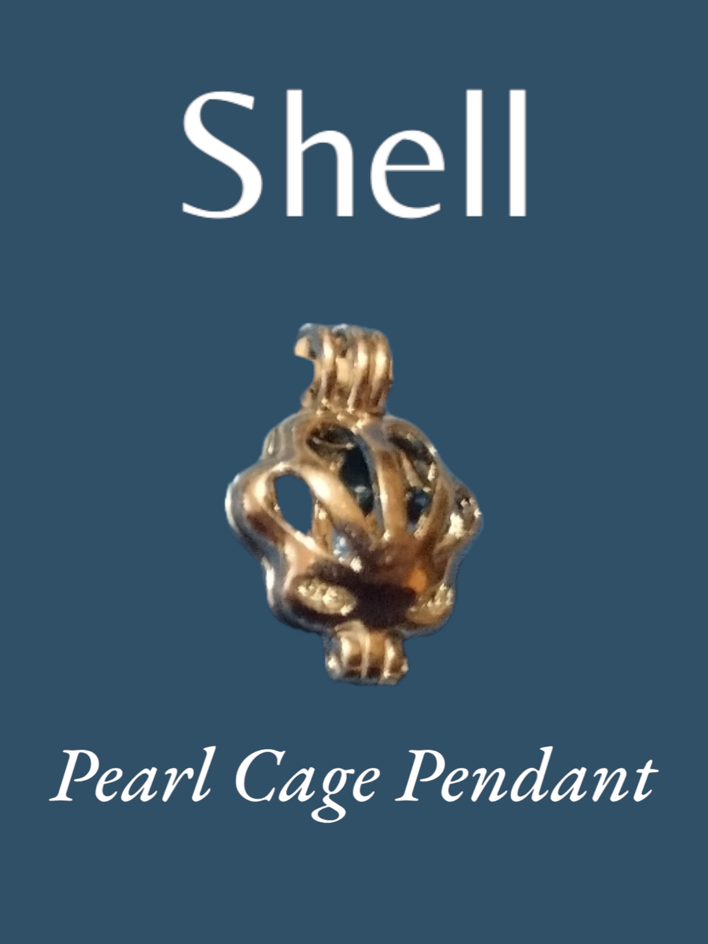 Shell Pearl cage pendant *GRAND PRIZE*