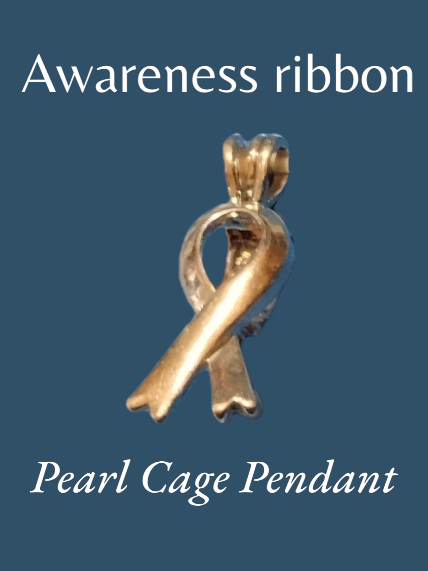 Awareness Pearl cage pendant. *GRAND PRIZE*