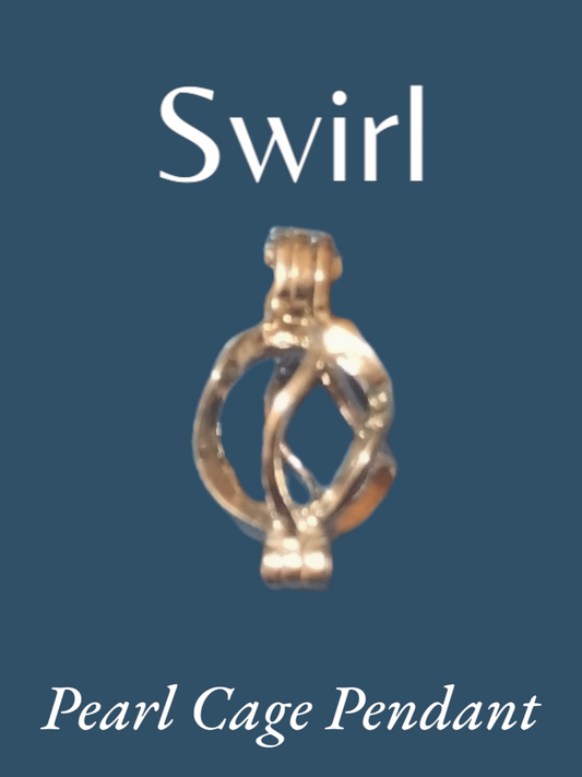 Swirl Pearl cage pendant. *GRAND PRIZE*