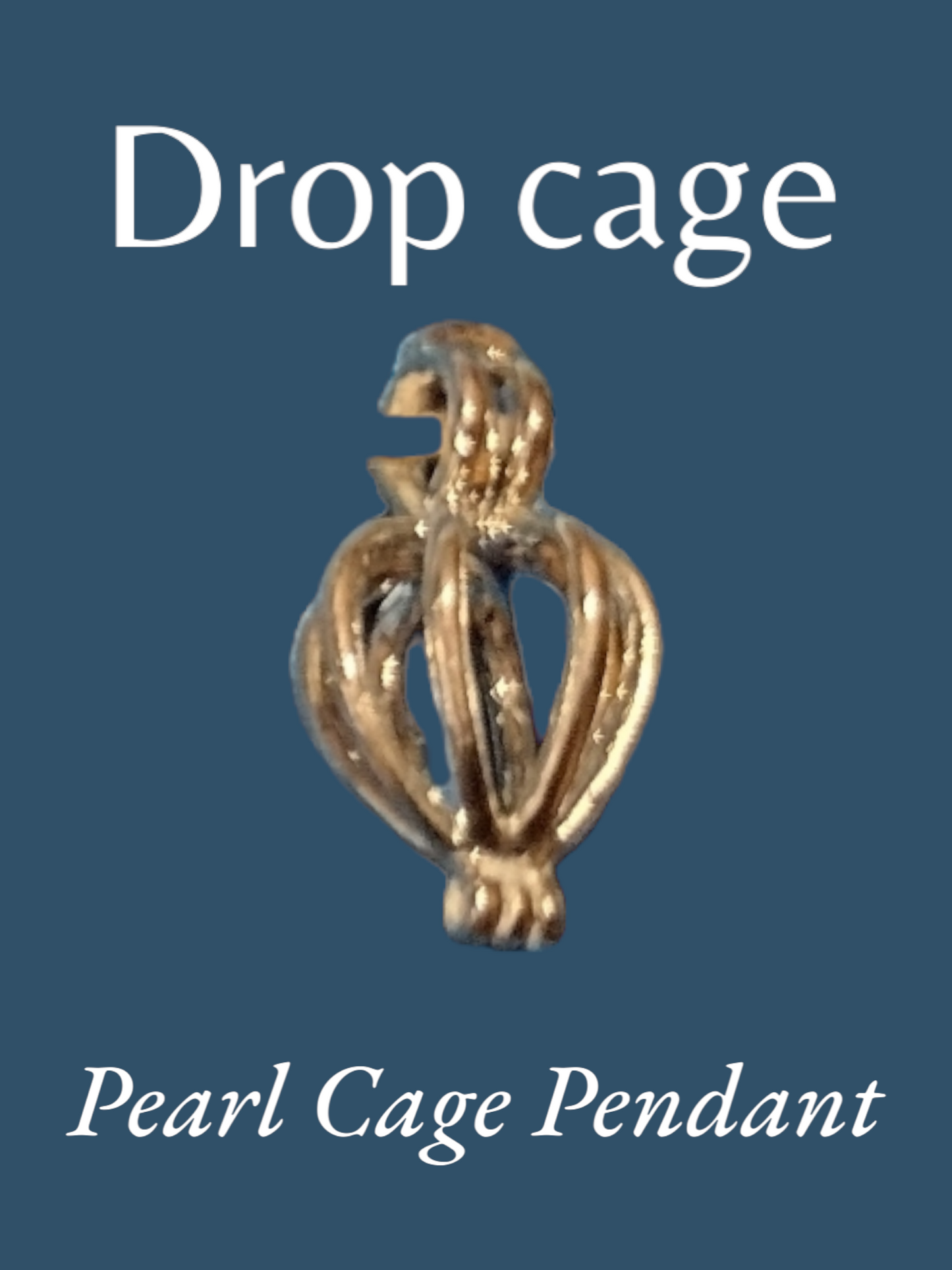 Drop cage Pearl pendant *GRAND PRIZE*