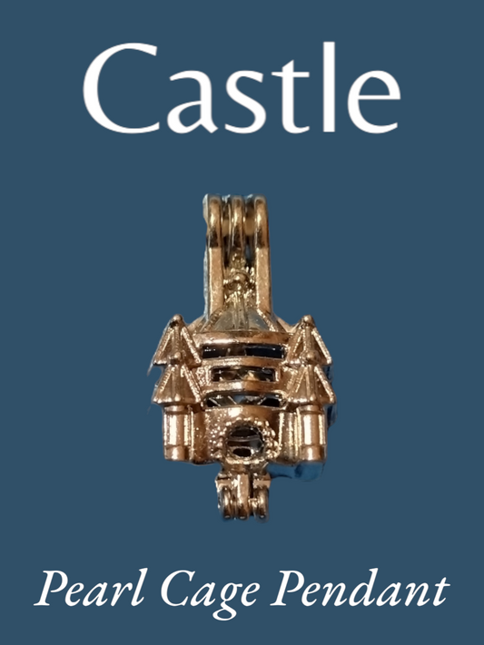 Castle pearl cage pendant *MEGA PRIZE*