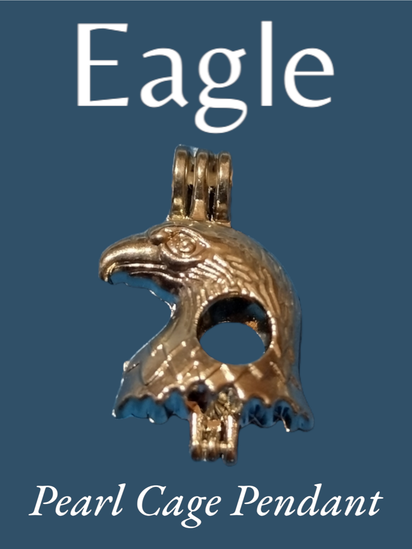 Eagle pearl cage pendant *MEGA PRIZE*