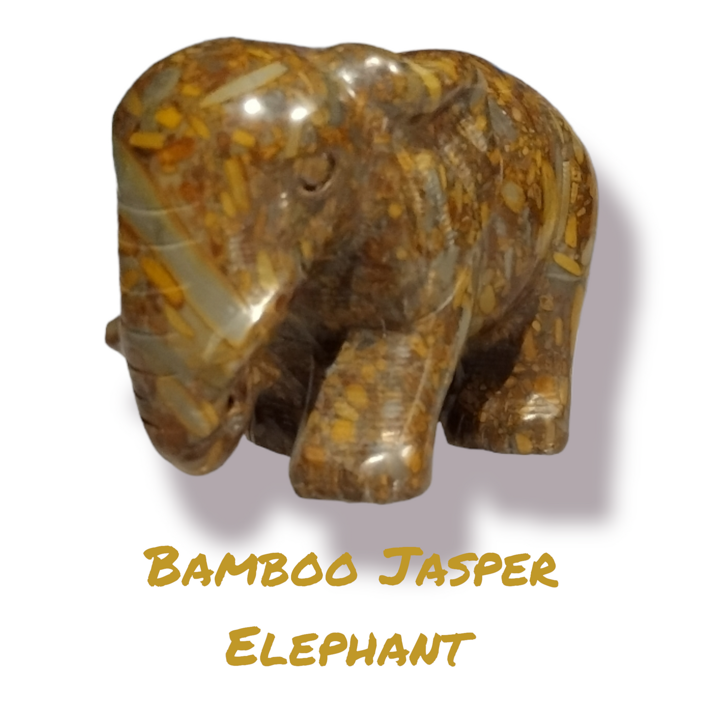 Bamboo Jasper Elephant