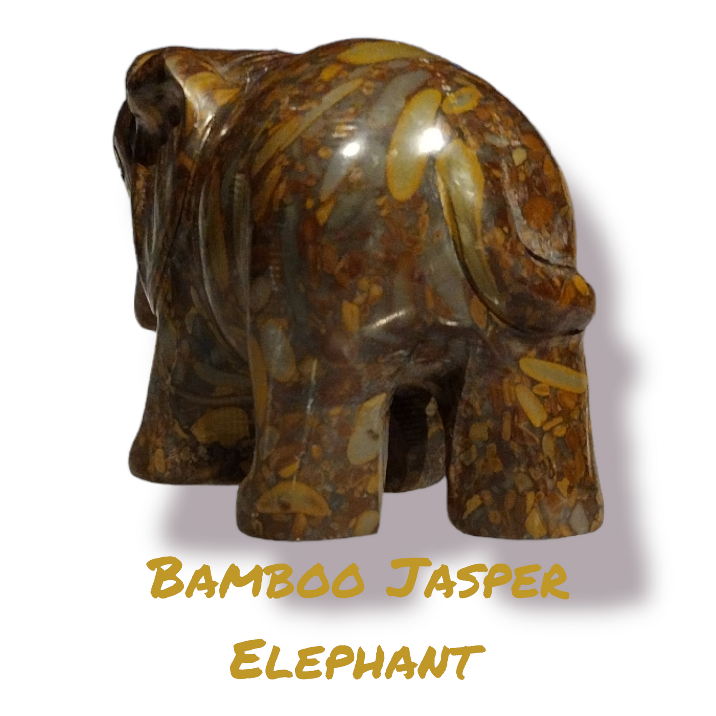 Bamboo Jasper Elephant
