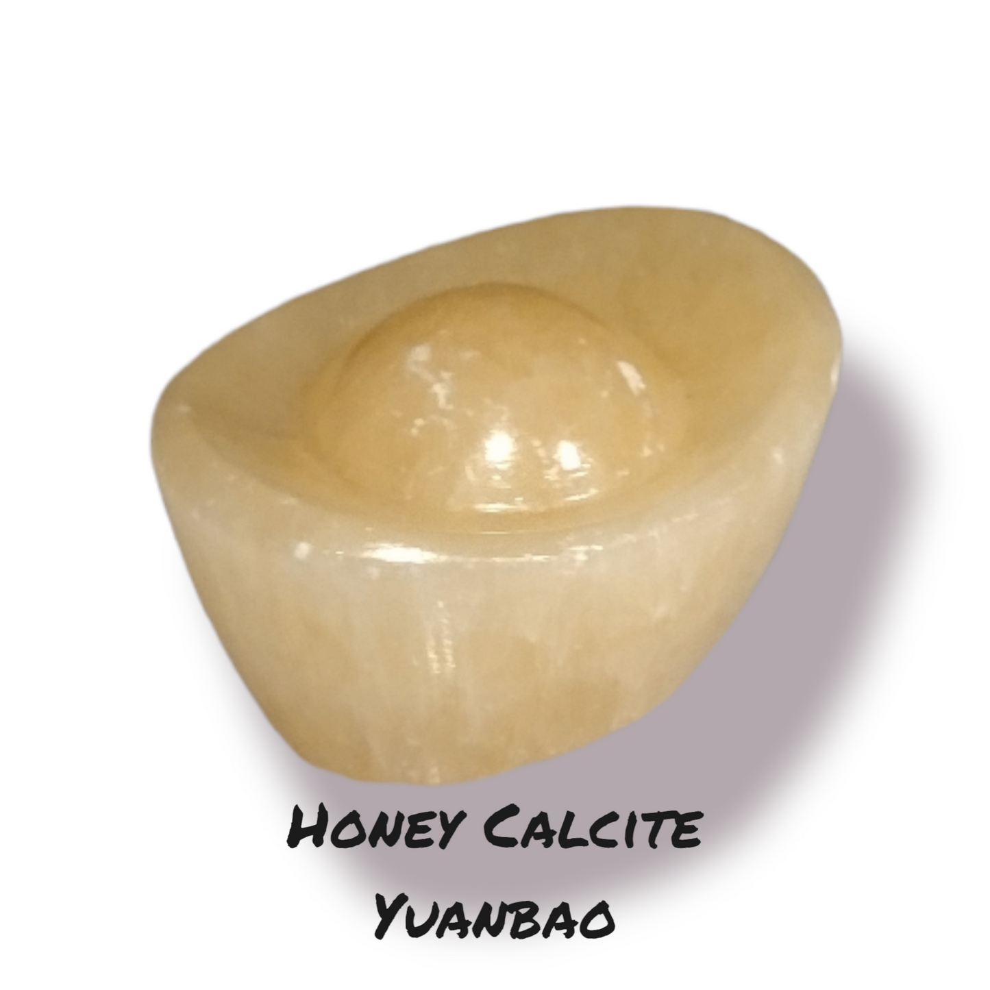 Honey Calcite Yuanbao