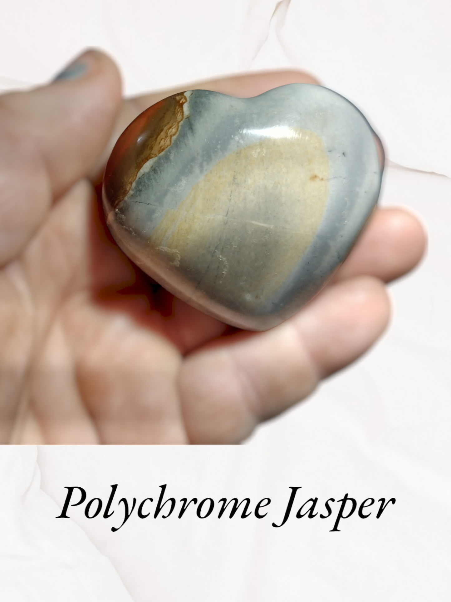 Polychrome Jasper Heart