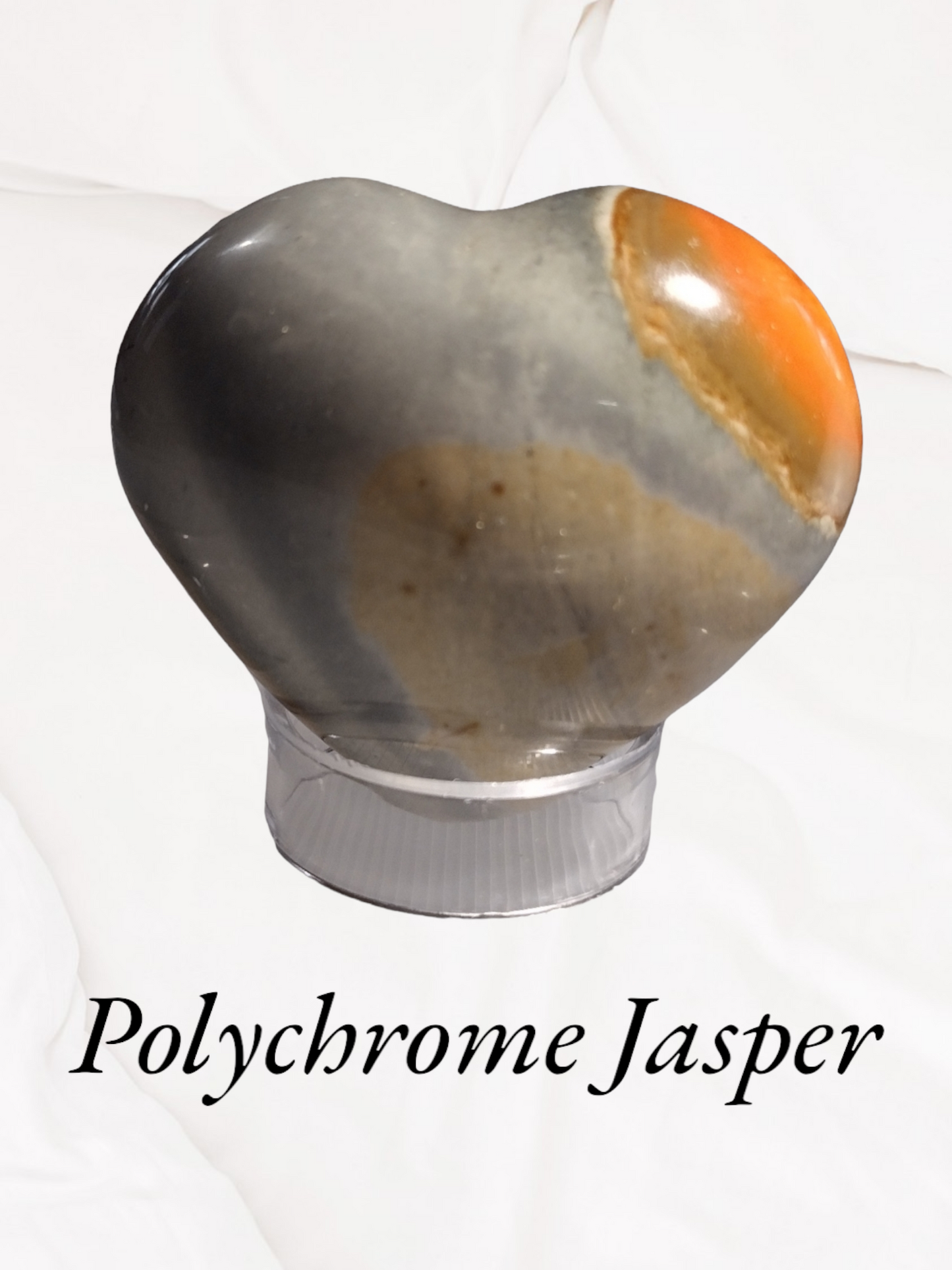 Polychrome Jasper Heart