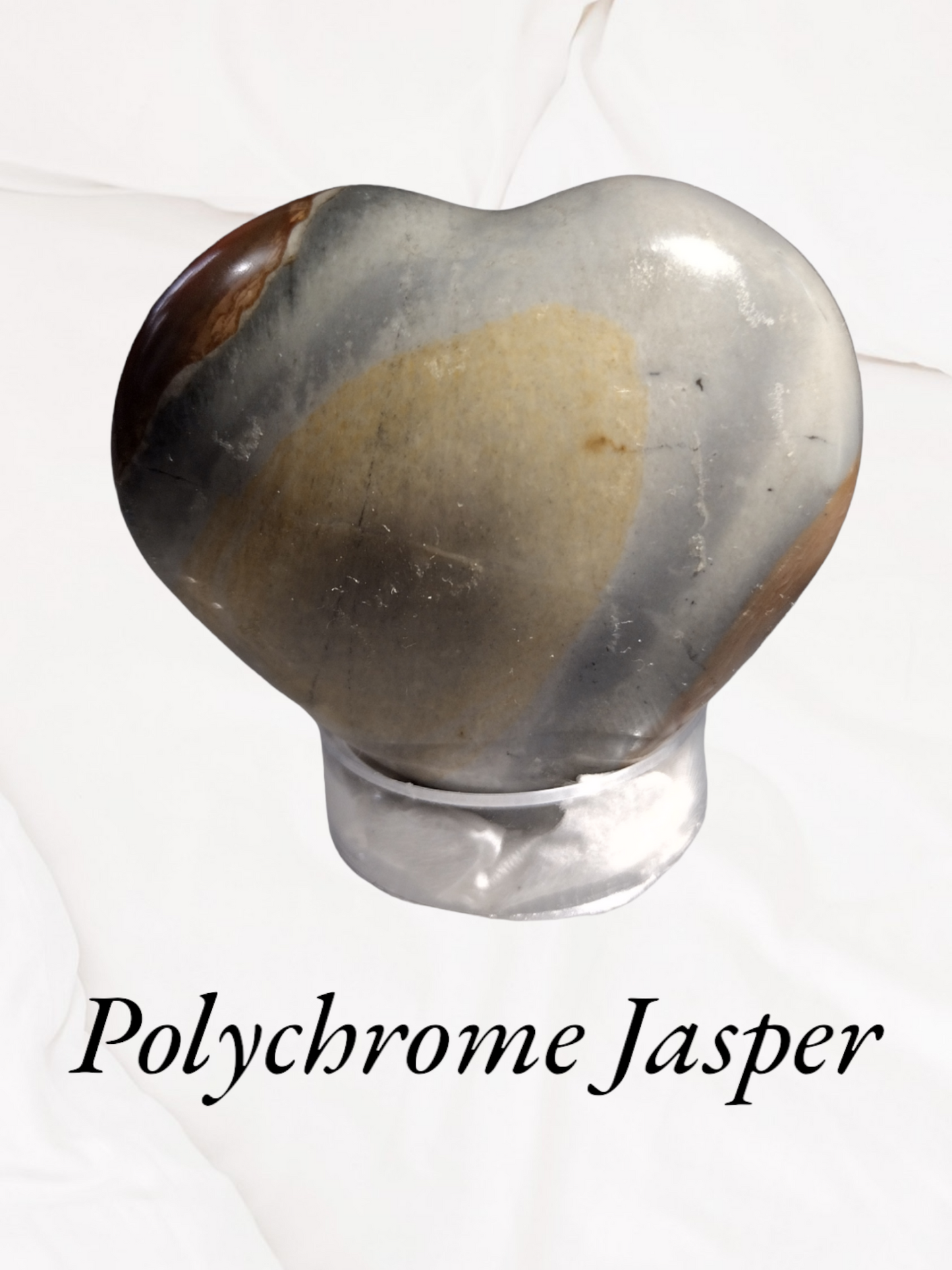 Polychrome Jasper Heart