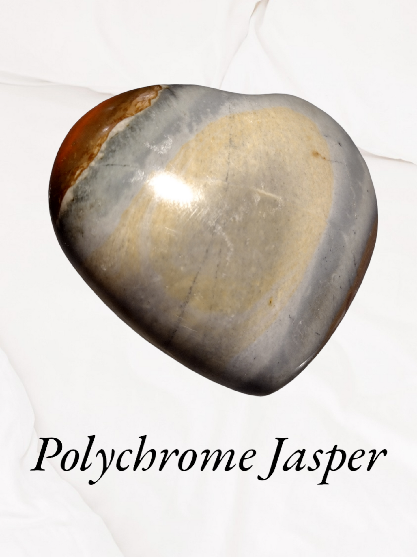 Polychrome Jasper Heart