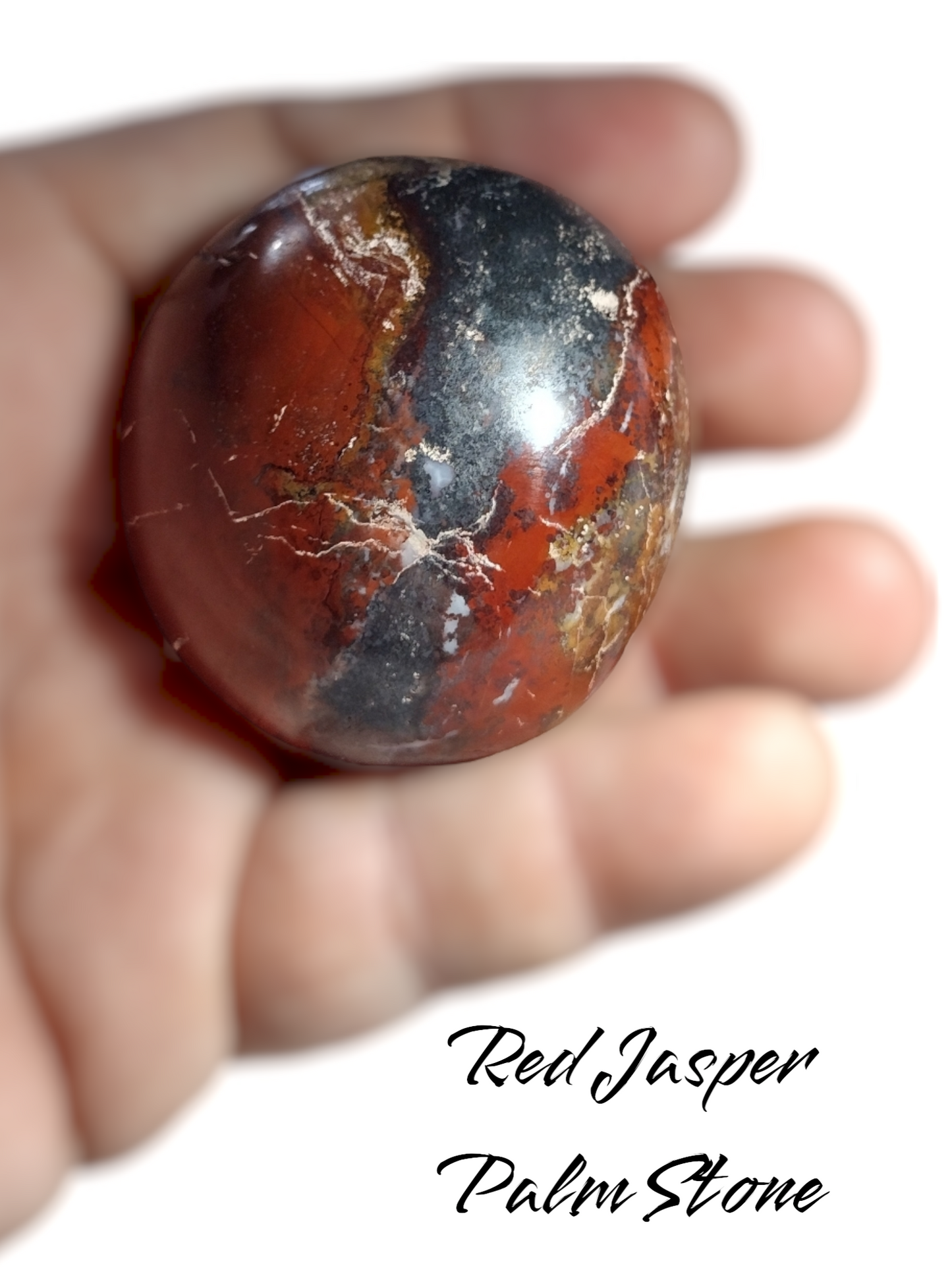 Red Jasper Palm Stone