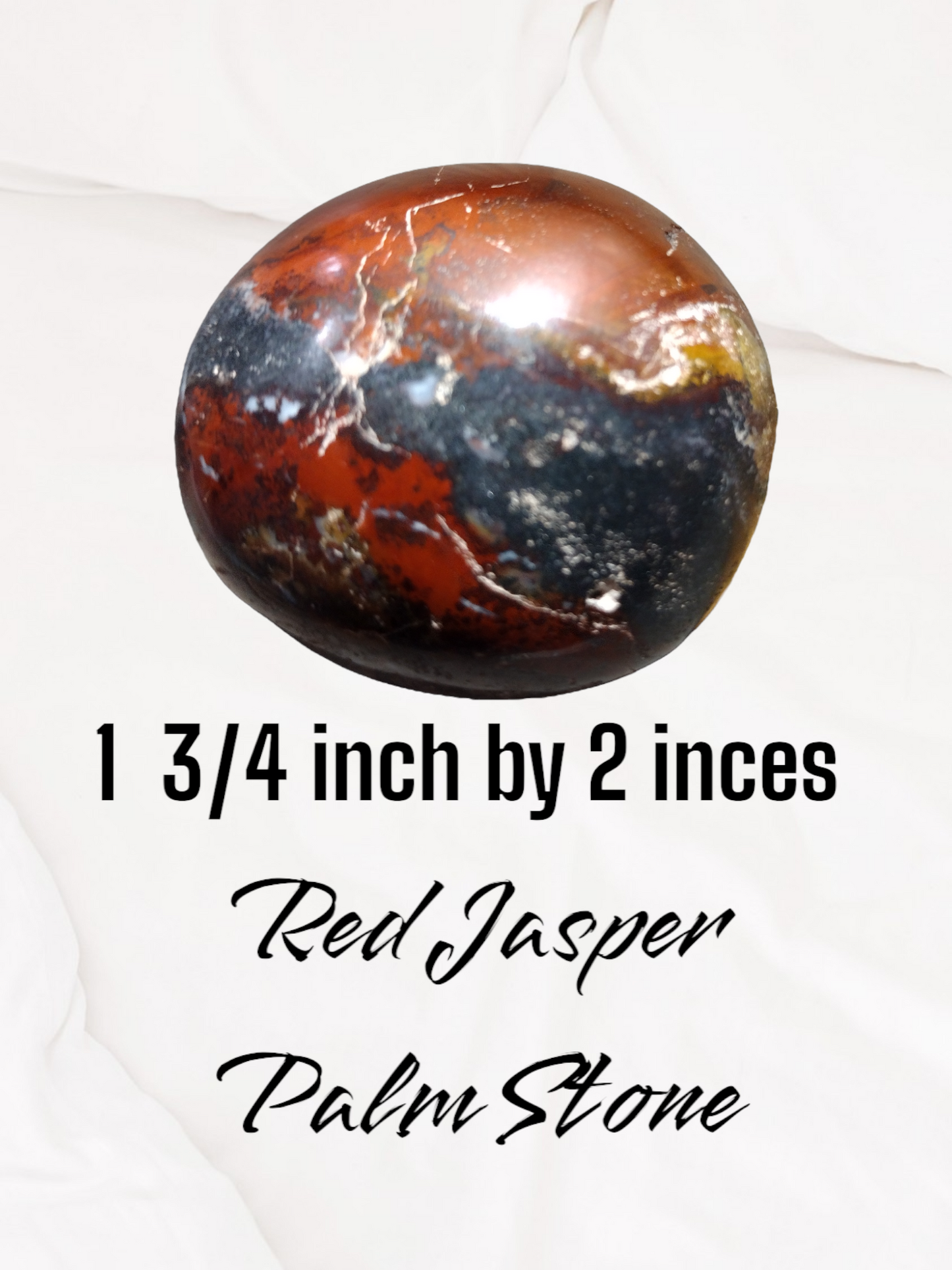 Red Jasper Palm Stone