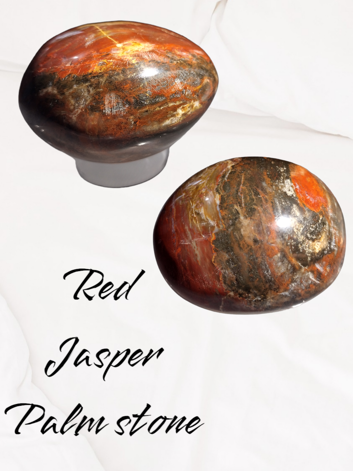 Red Jasper Palm Stone