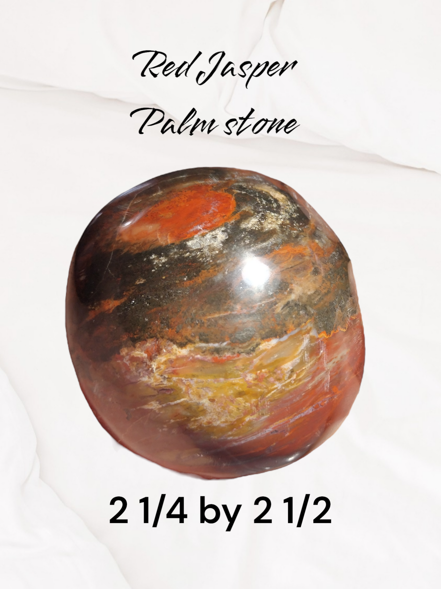 Red Jasper Palm Stone