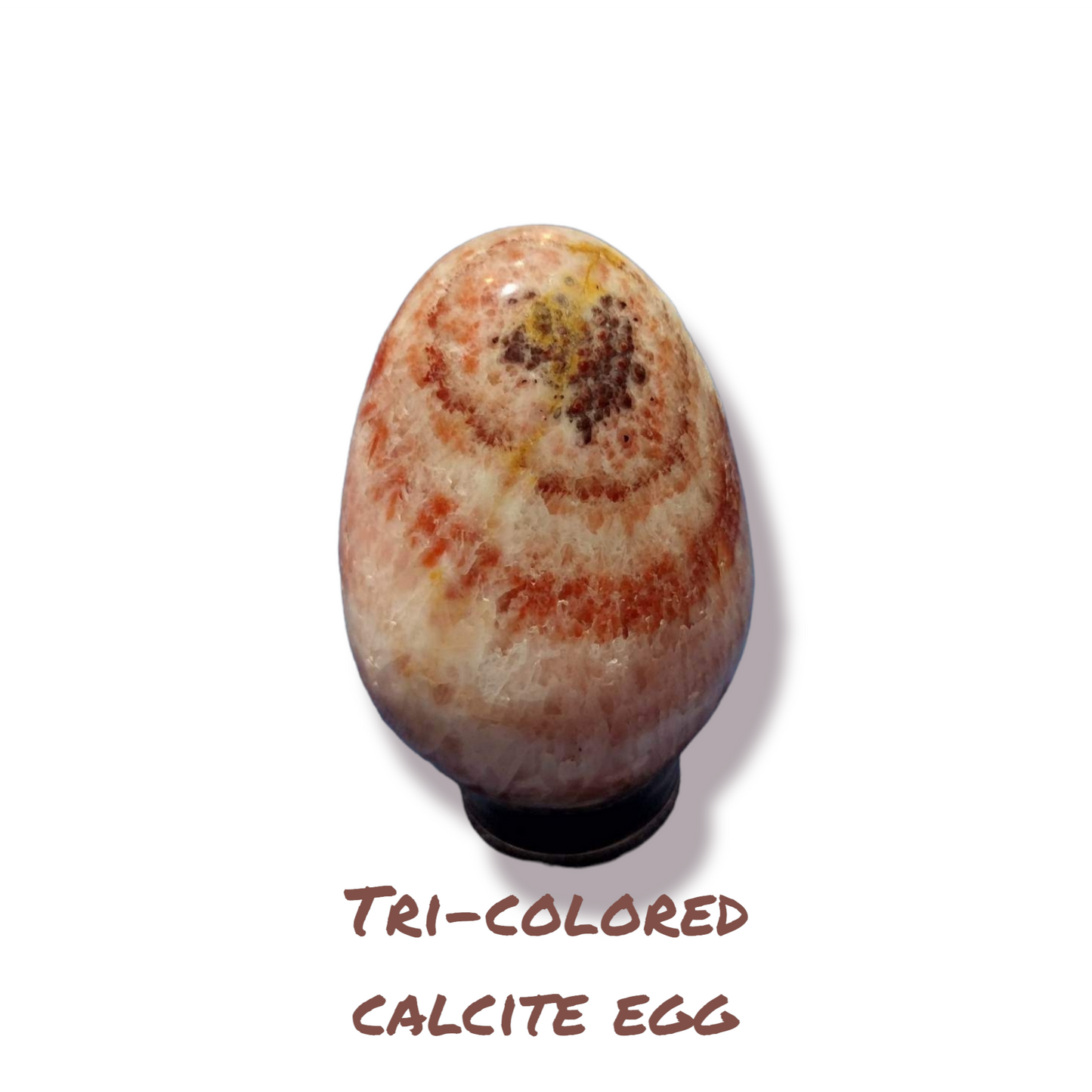 Tri-colored Calcite Egg