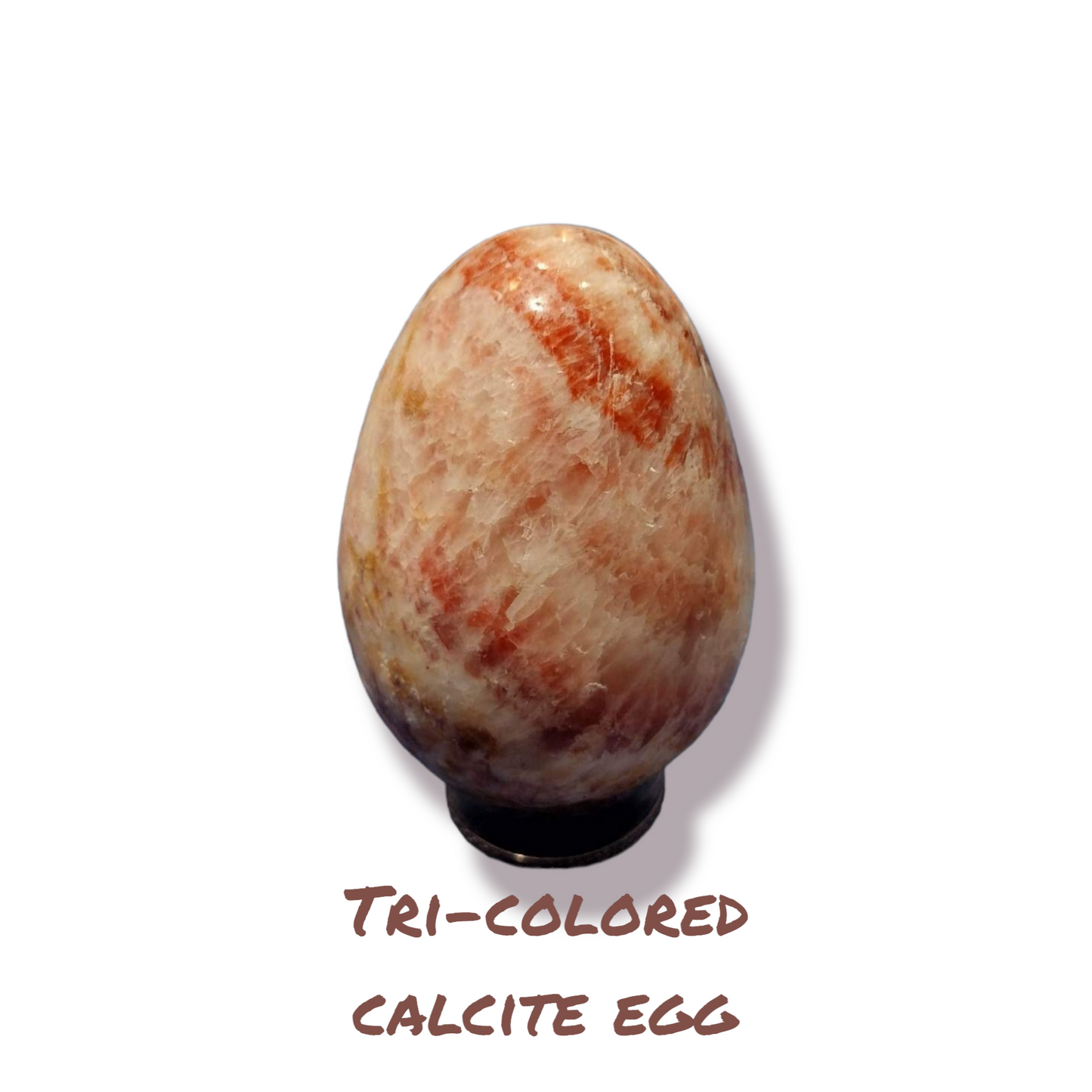 Tri-colored Calcite Egg